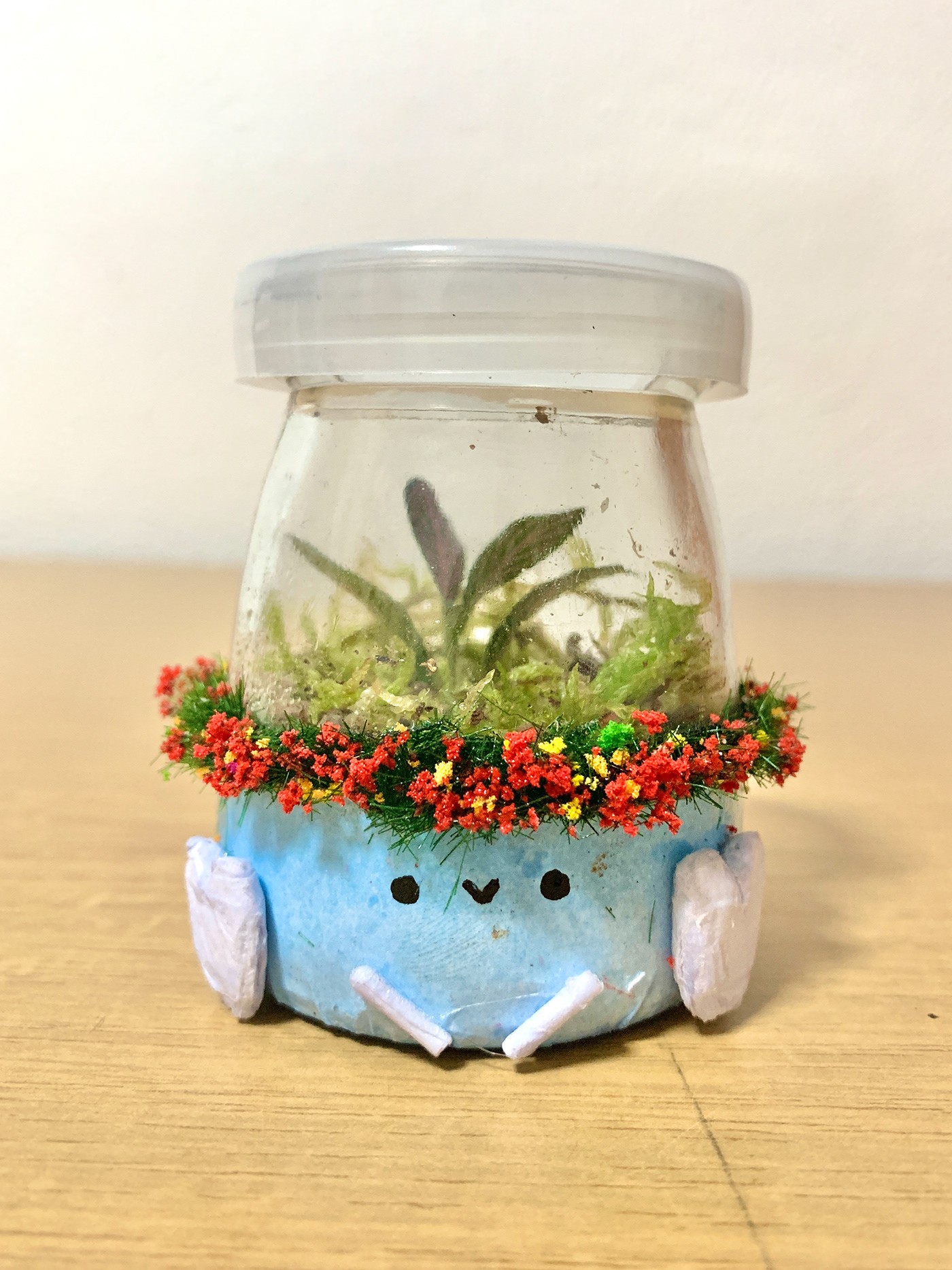 kawaii cute Character design  terrarium amethyst Fun gardening plants designer toy plentyplantee