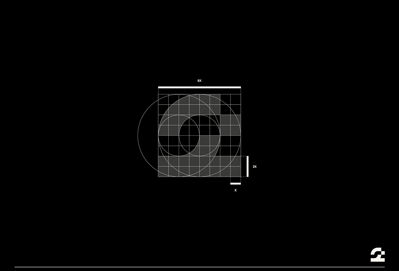 36 days of type geometric logo modern typography   grid poster Layout 36daysoftype type