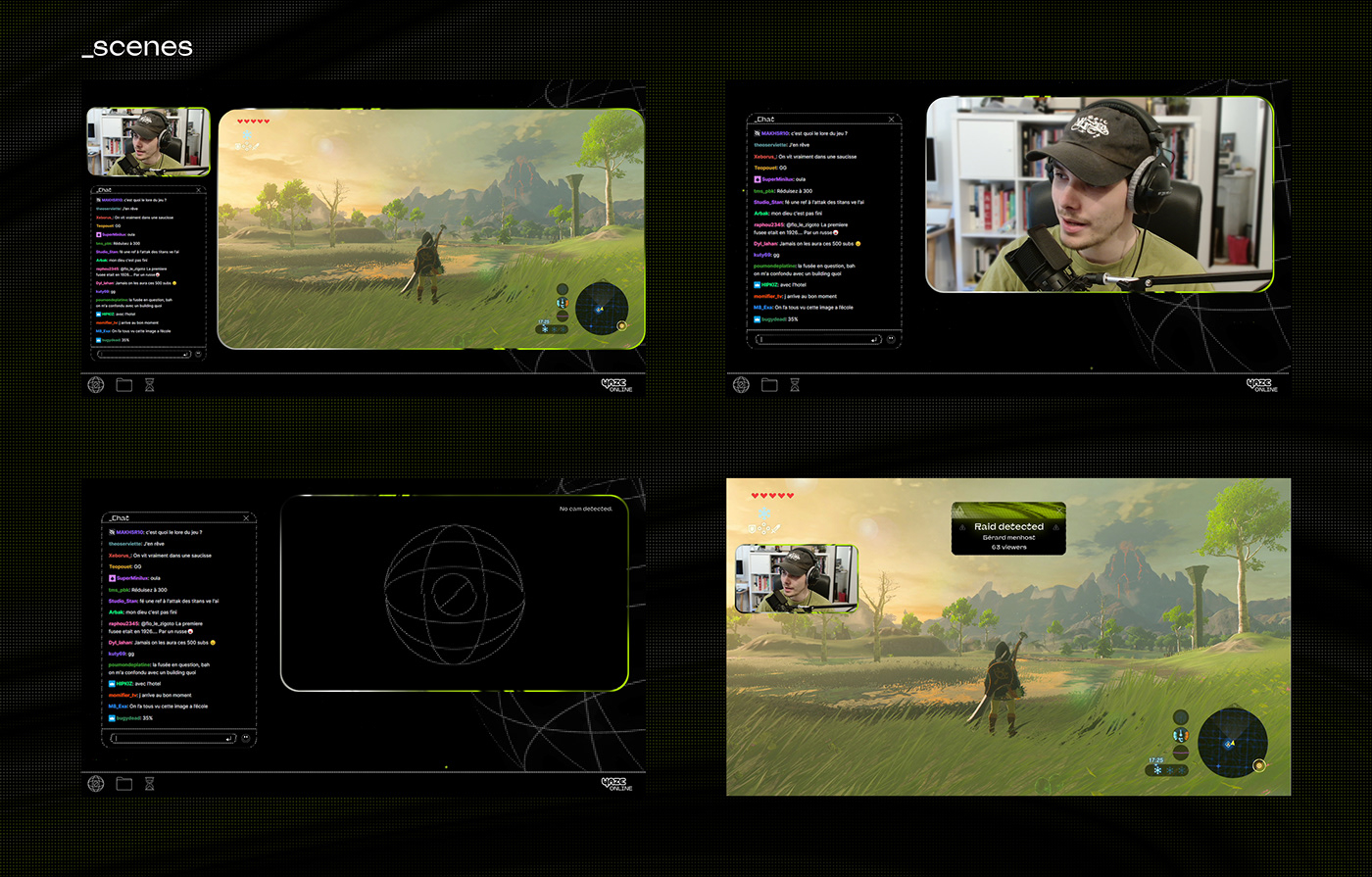 Twitch motion design Streampack Overlay stream Gaming Logo Design visual identity