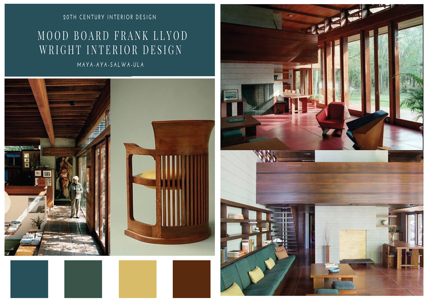 furniture design FLW interior design 