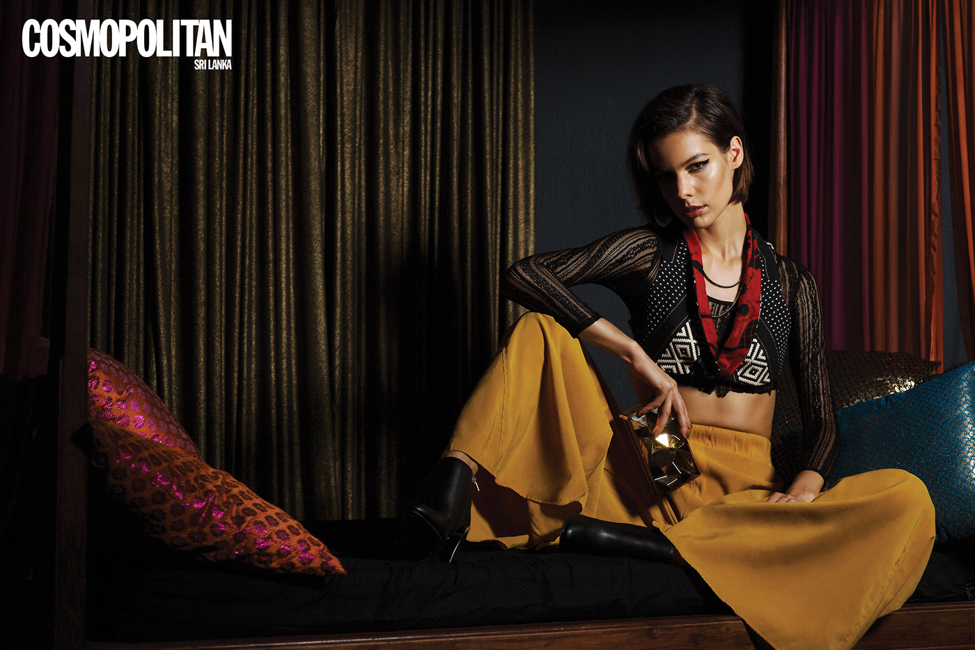 glam chic magazine srilanka fashionphotography fashioneditorial fusion styling  Cosmopolitan