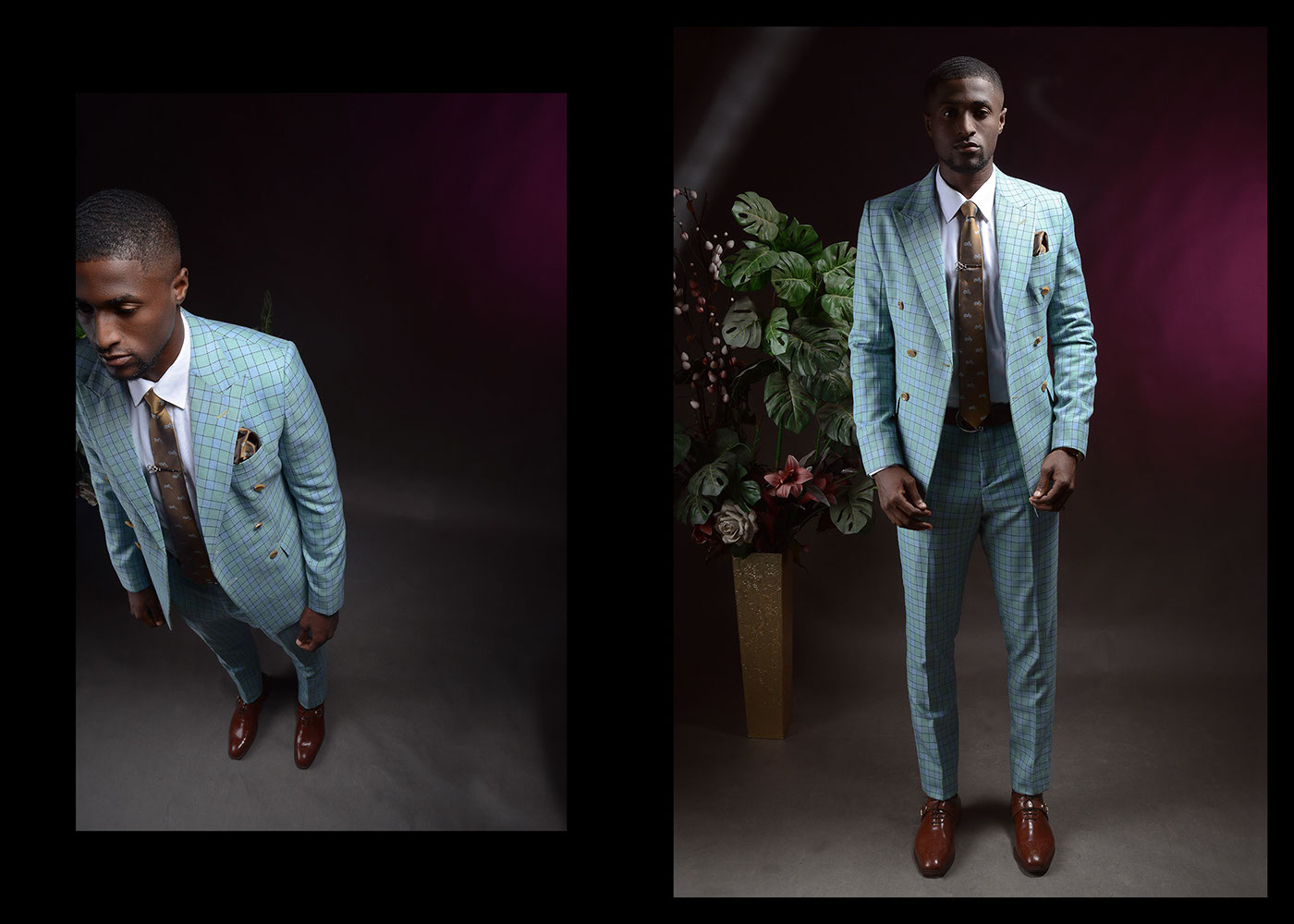 Fashion  muse bespoke flower lagos male model color brand