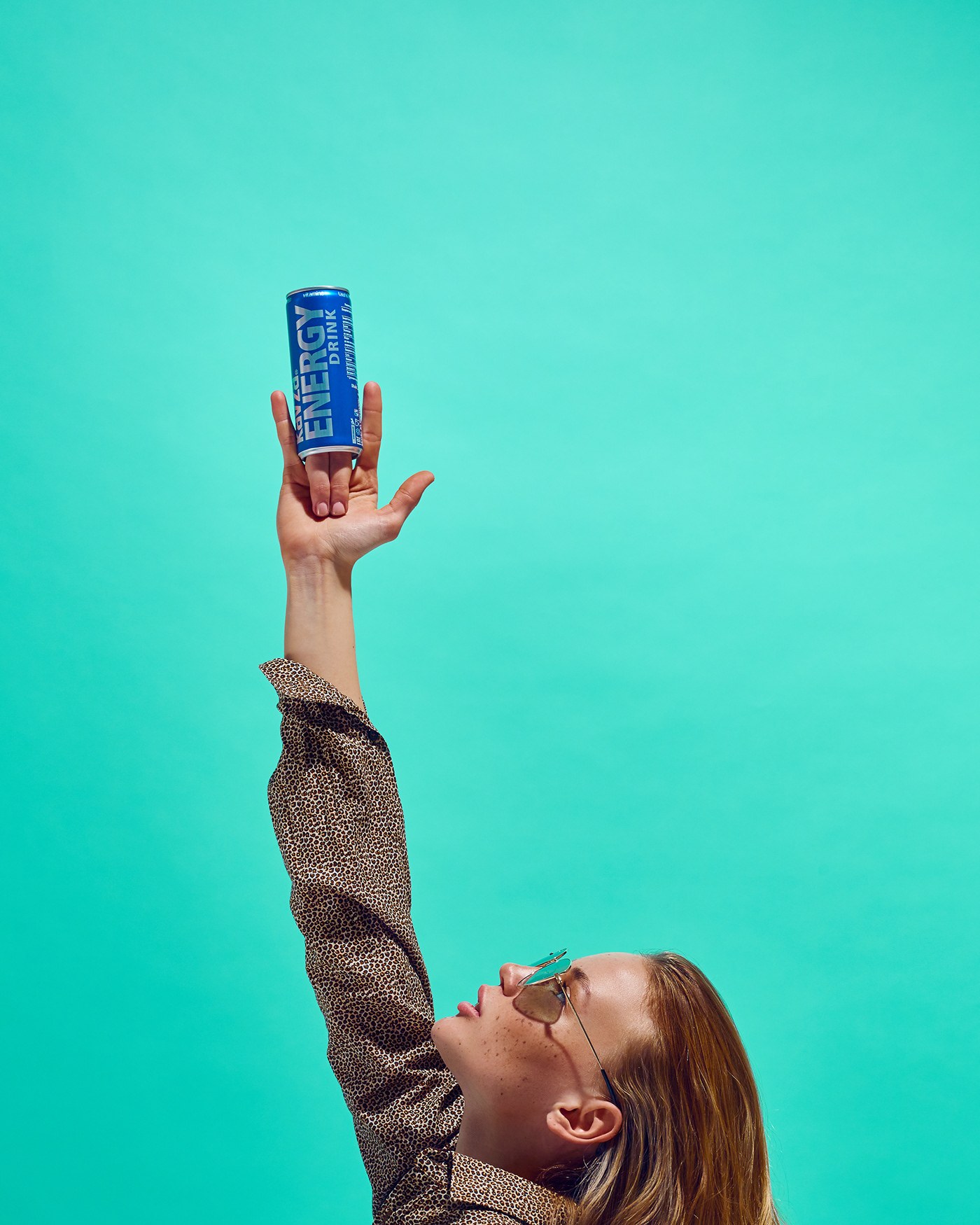 energy ad model editorial inspiration colored backgrounds drink content energydrink