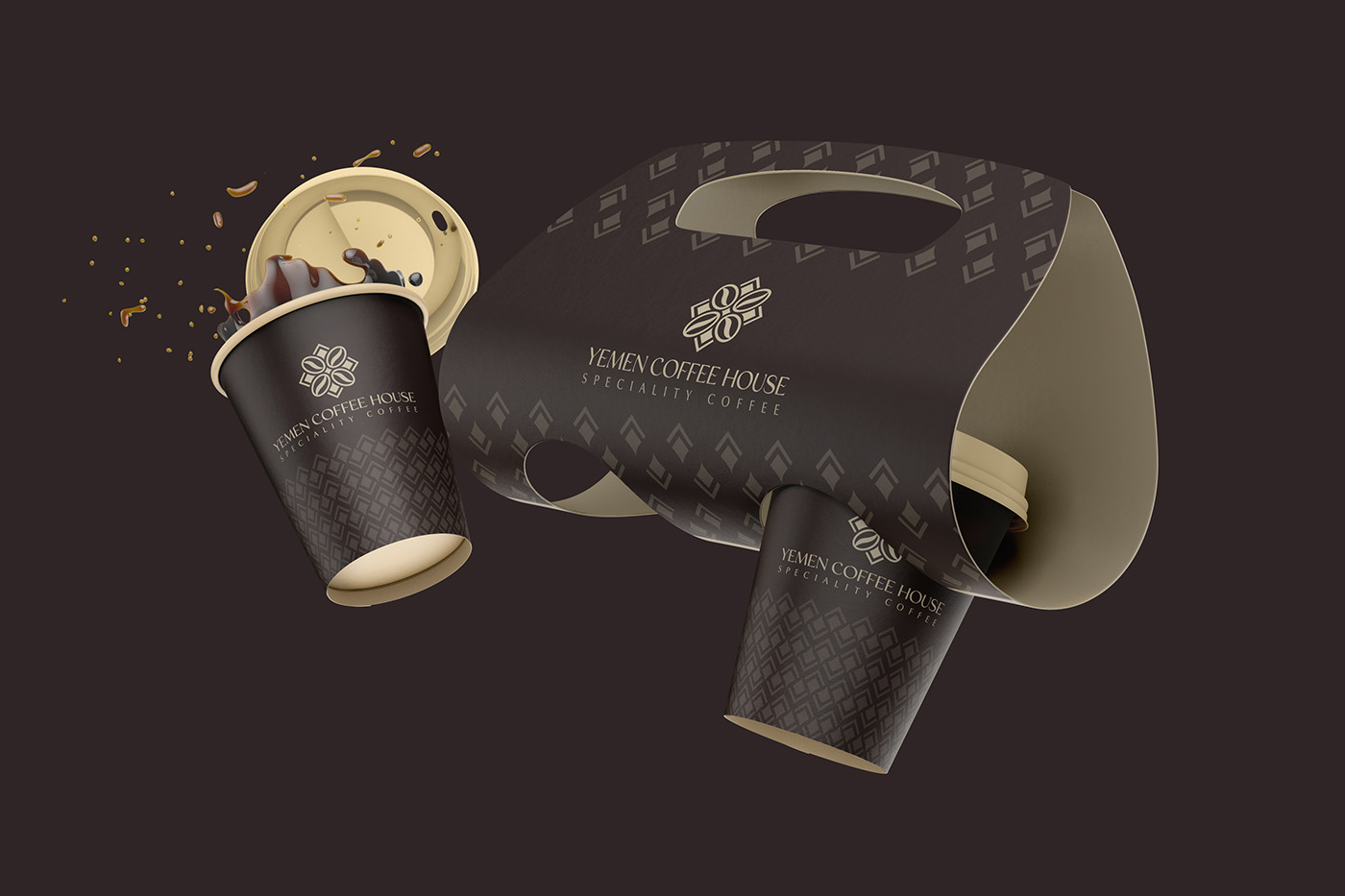 Brand Design brand identity Branding design Coffee identity Logo Design Packaging visual identity قهوة roastery