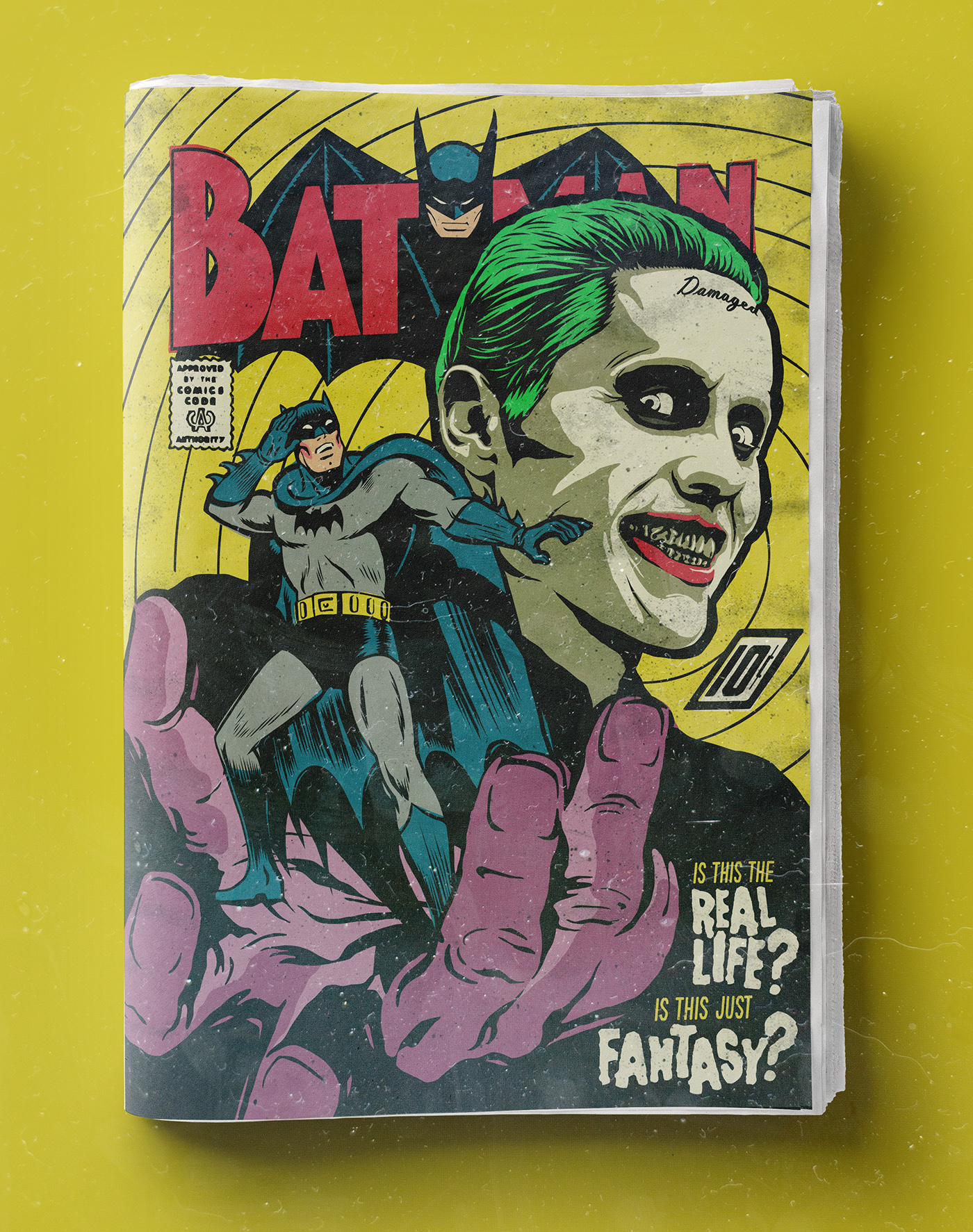batman joker comics vintage Retro comic books suicide squad queen bohemian rapsody