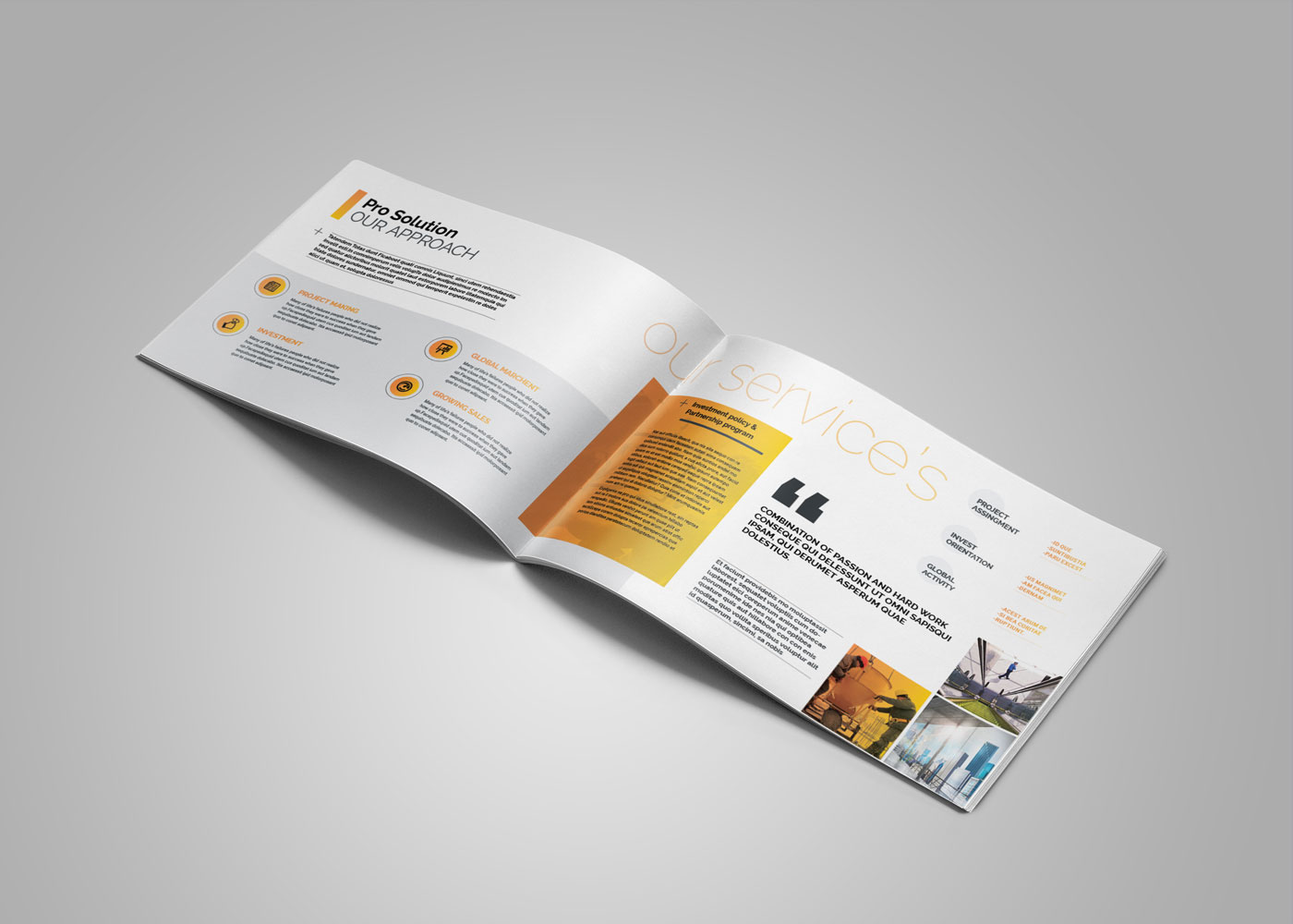 annual report ashuras_sharif Booklet brochure design business brochure clean brochure clean Work  company catalog