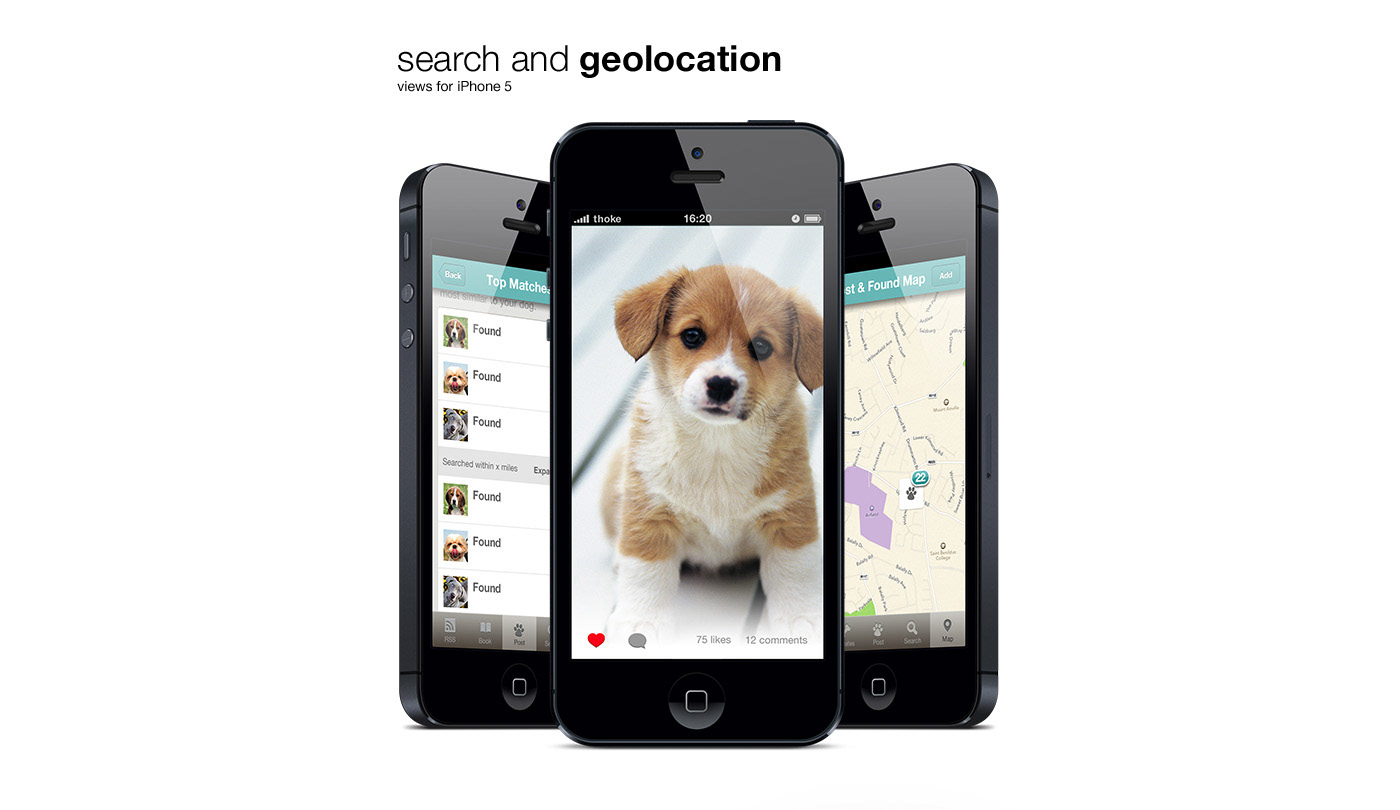 ios application iphone mobile mobi rover dog