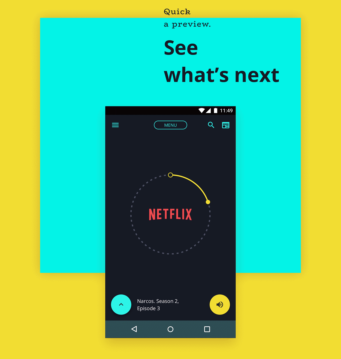tv movie Netflix remote app concept