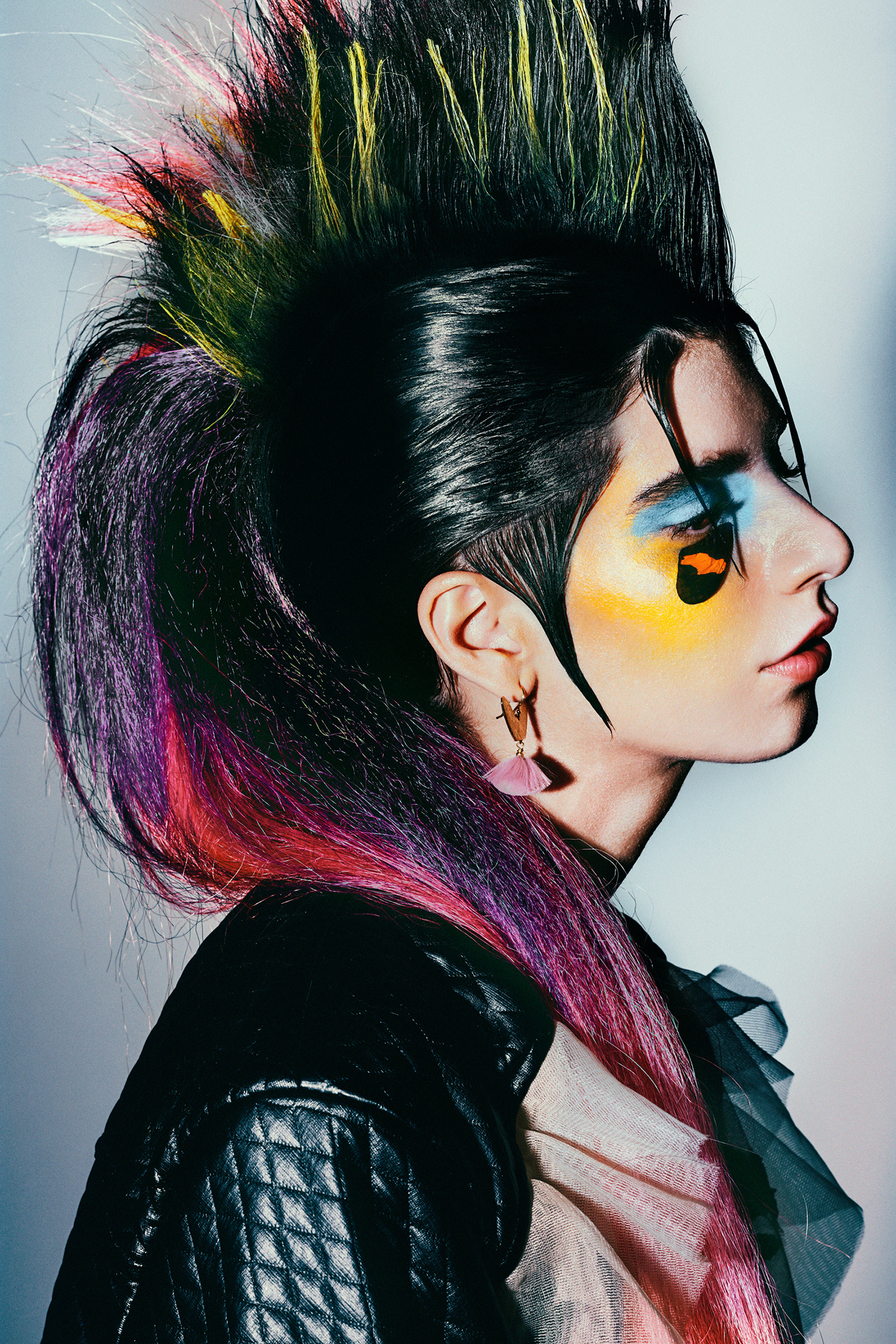color creative editorial Fashion  fashioneditorial Photoshooot punk Retro