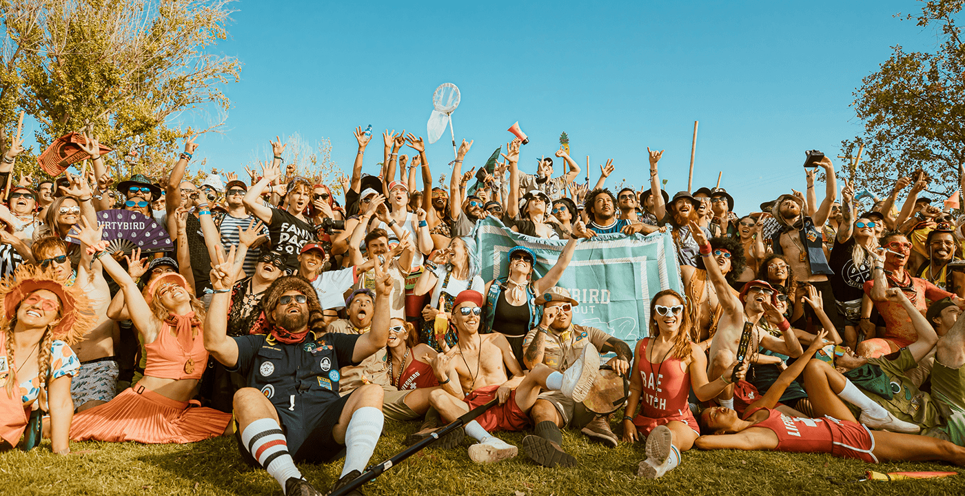 Dirtybird Campout Music Festival brand identity and design