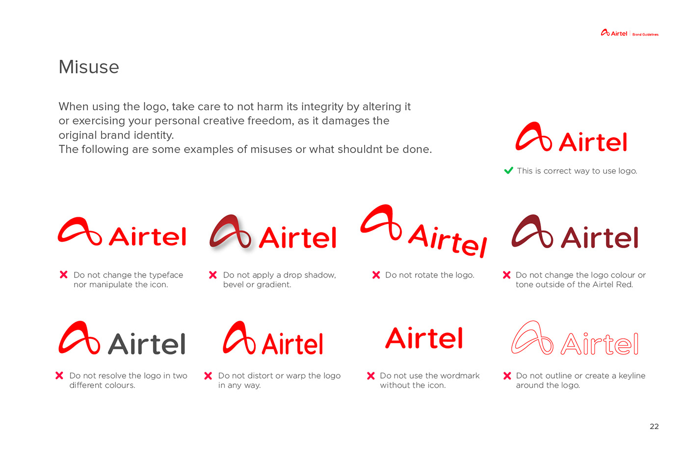 Advertising  Airtel brand brandbook branding  graphic design  network Telecom