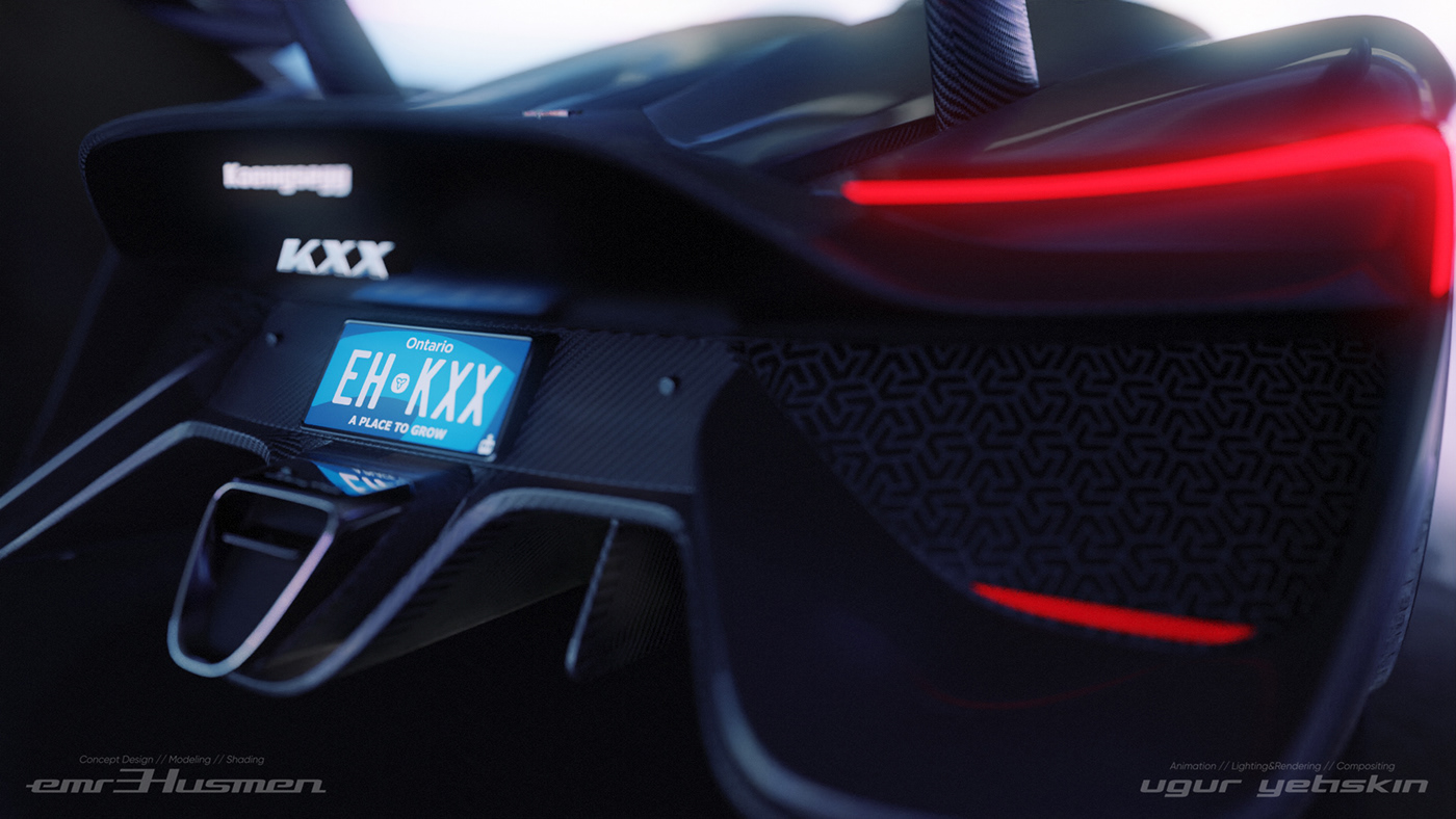 3dsmax animation  car design concept emrEHusmen Koenigsegg KXX rendering ugurulviyetiskin uguryetiskin