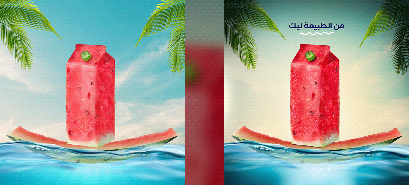 watermelon design Advertising  Socialmedia Graphic Designer photoshop