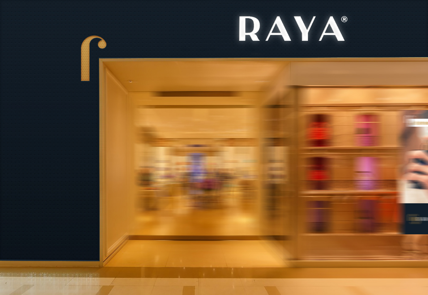 raya logo design corporate branding  brand identity ambigram