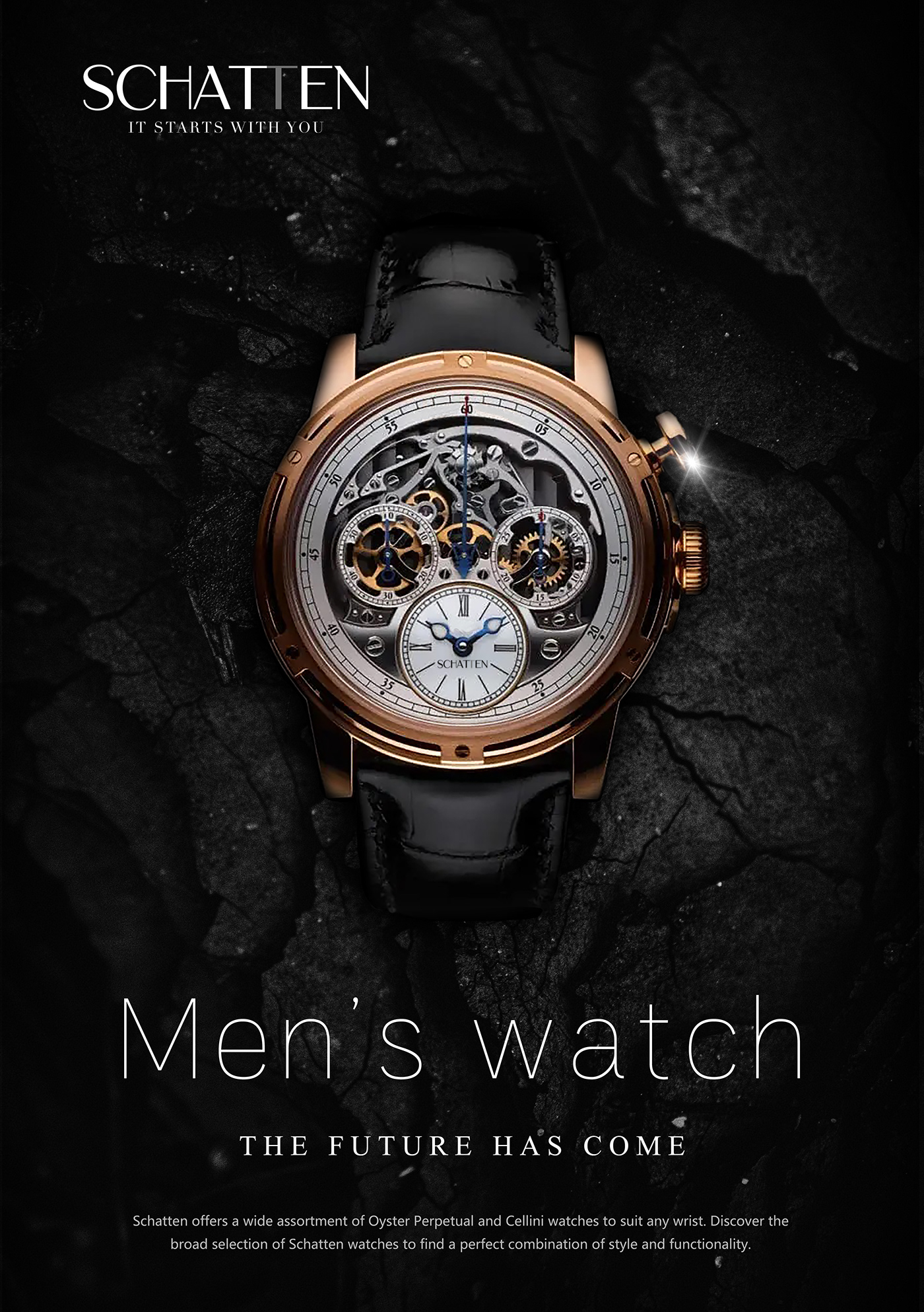 watch time magazine Logo Design brand identity