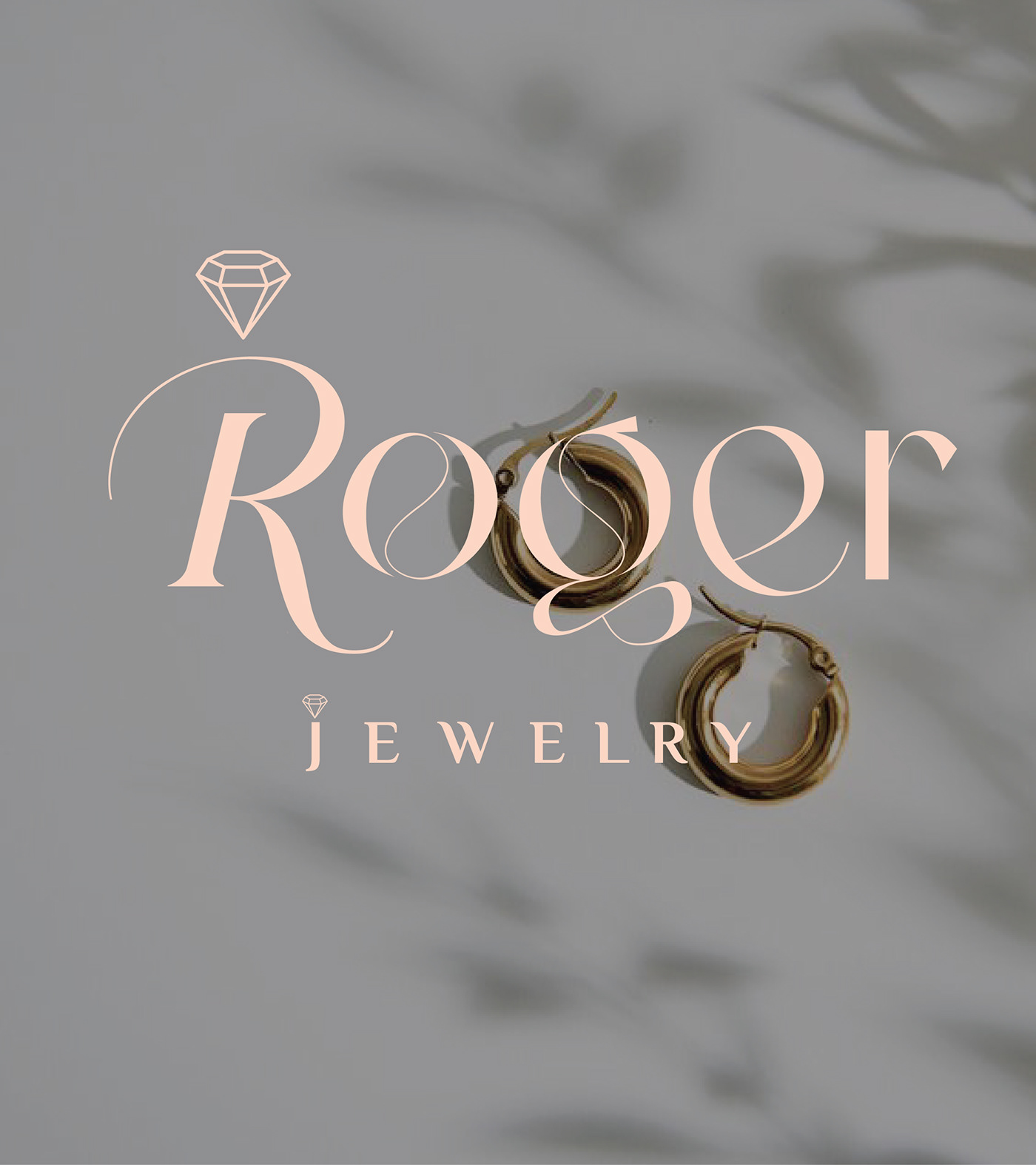 jewelry brand identity branding  Logo Design Jewellery gold luxury Modern Logo minimalist ILLUSTRATION 