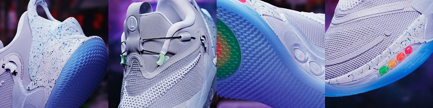 3D adapt back to the future basketball CGI lightning mag Nike shoe sneaker