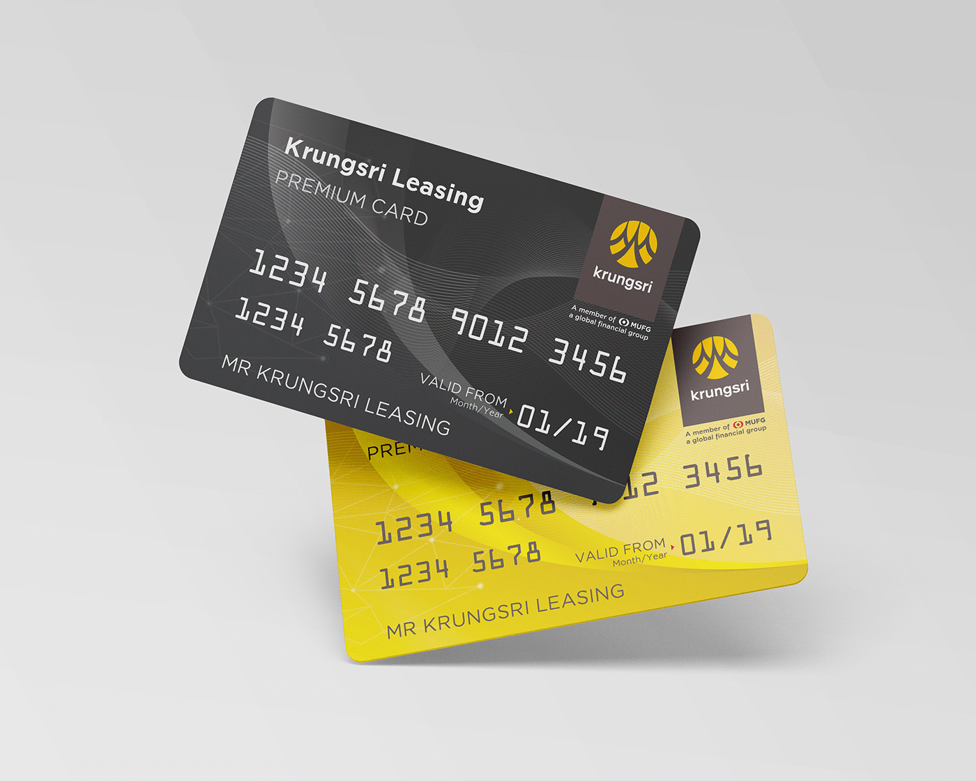 branding  card Graphixd kls Krungsri Leasing premium card