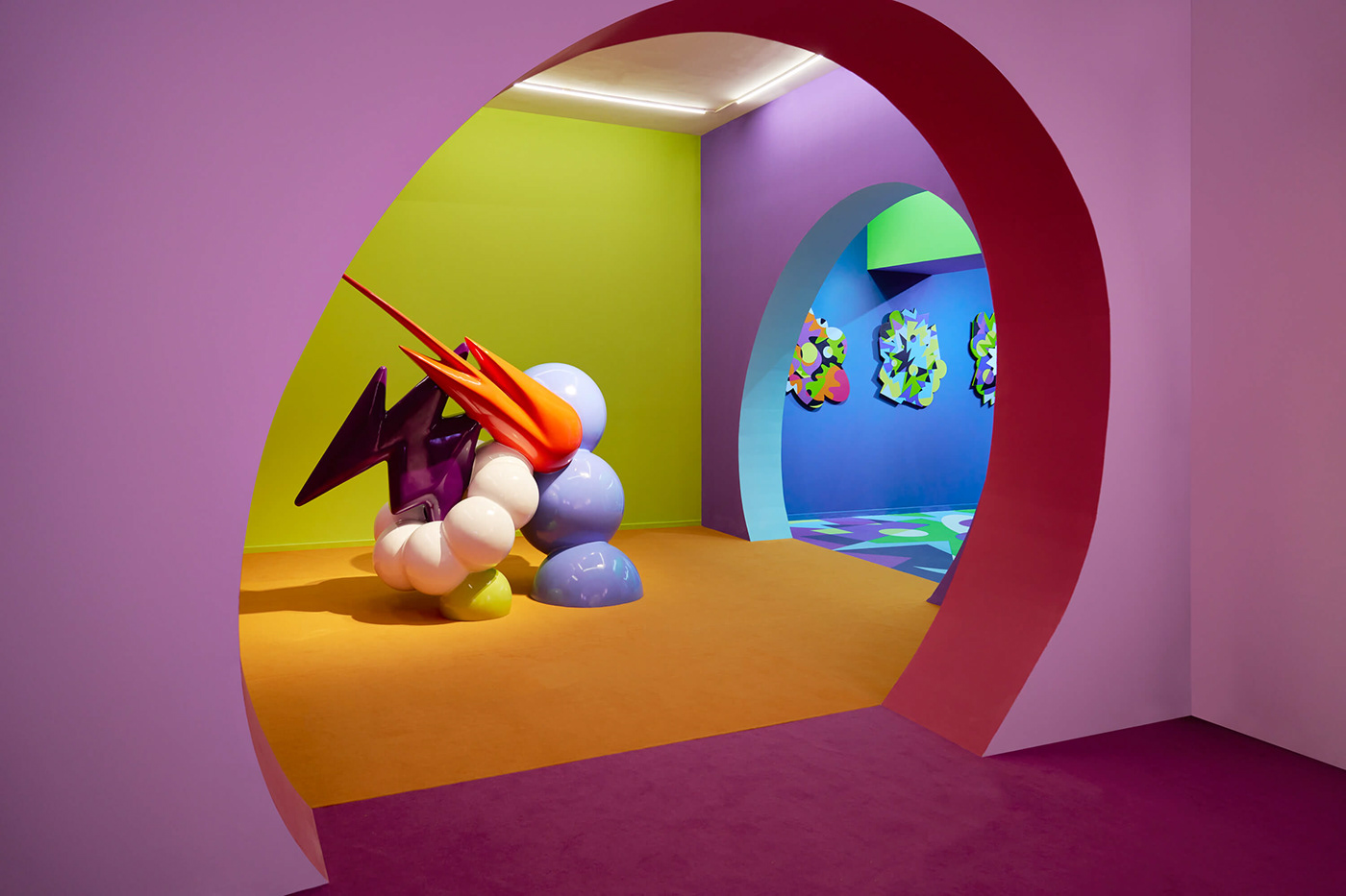 Exhibition  art sculpture immersive immersive experience color Space  Playground