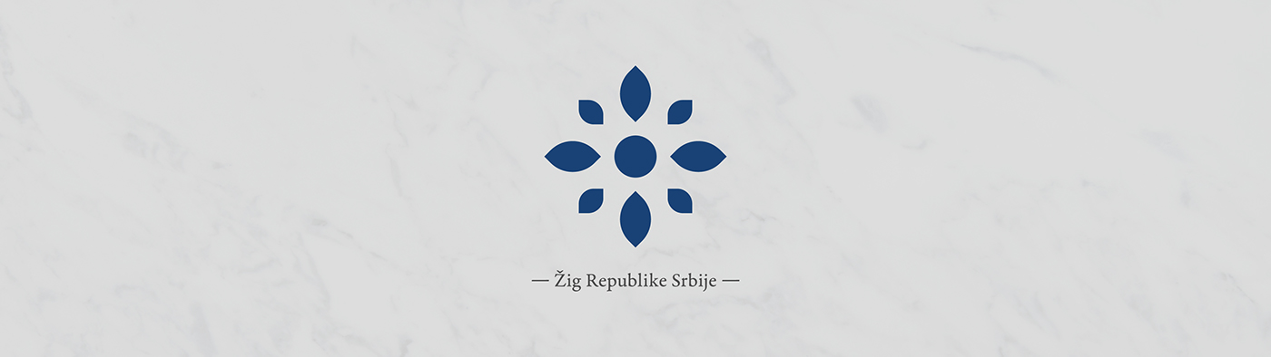 Serbia nation identity logo rosette flag flower srbija Rebrand symbol