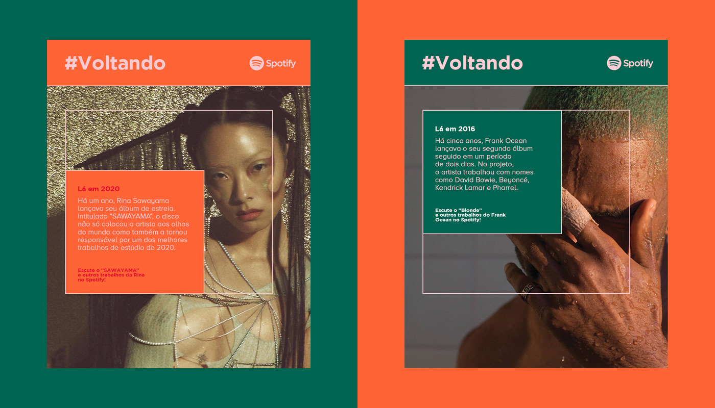 instagram music spotify spotify brasil post tipografia ads Socialmedia Advertising  Social media post