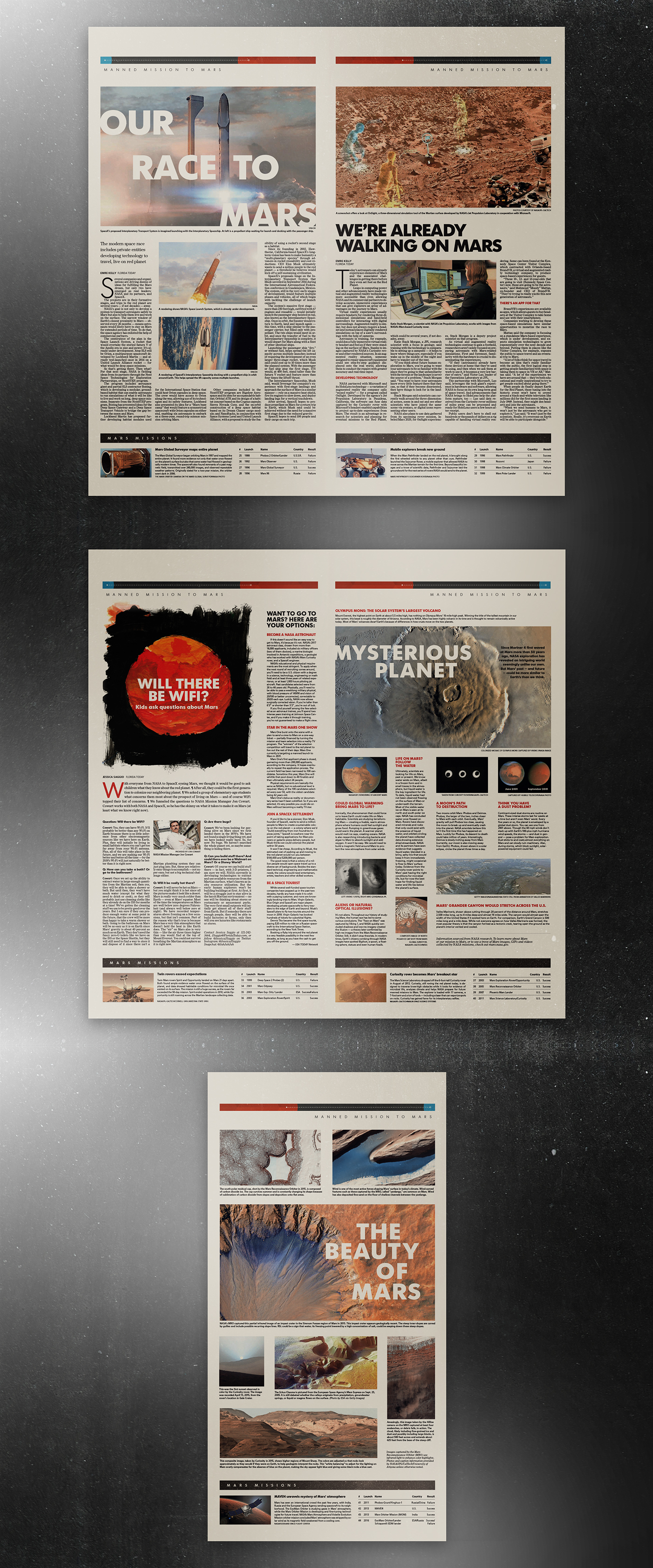 mars space travel nasa buzz aldrin rockets exploration newspaper