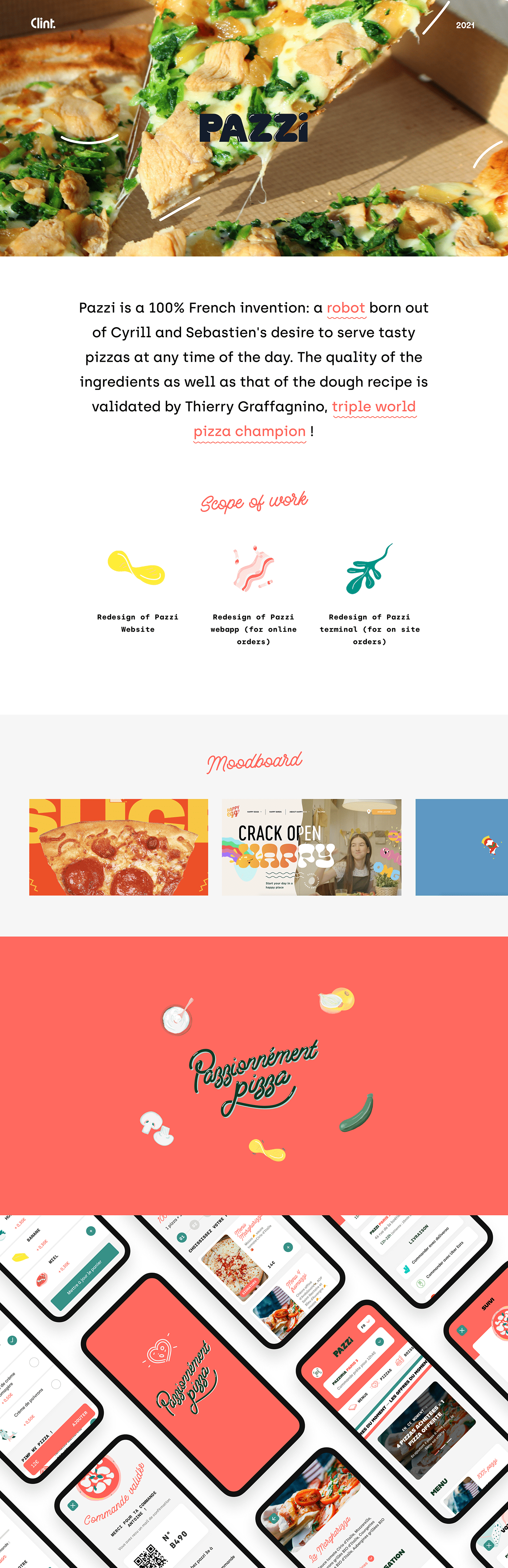 animation  branding  design Food  foodporn pazzi Pizza terminal webapp Website