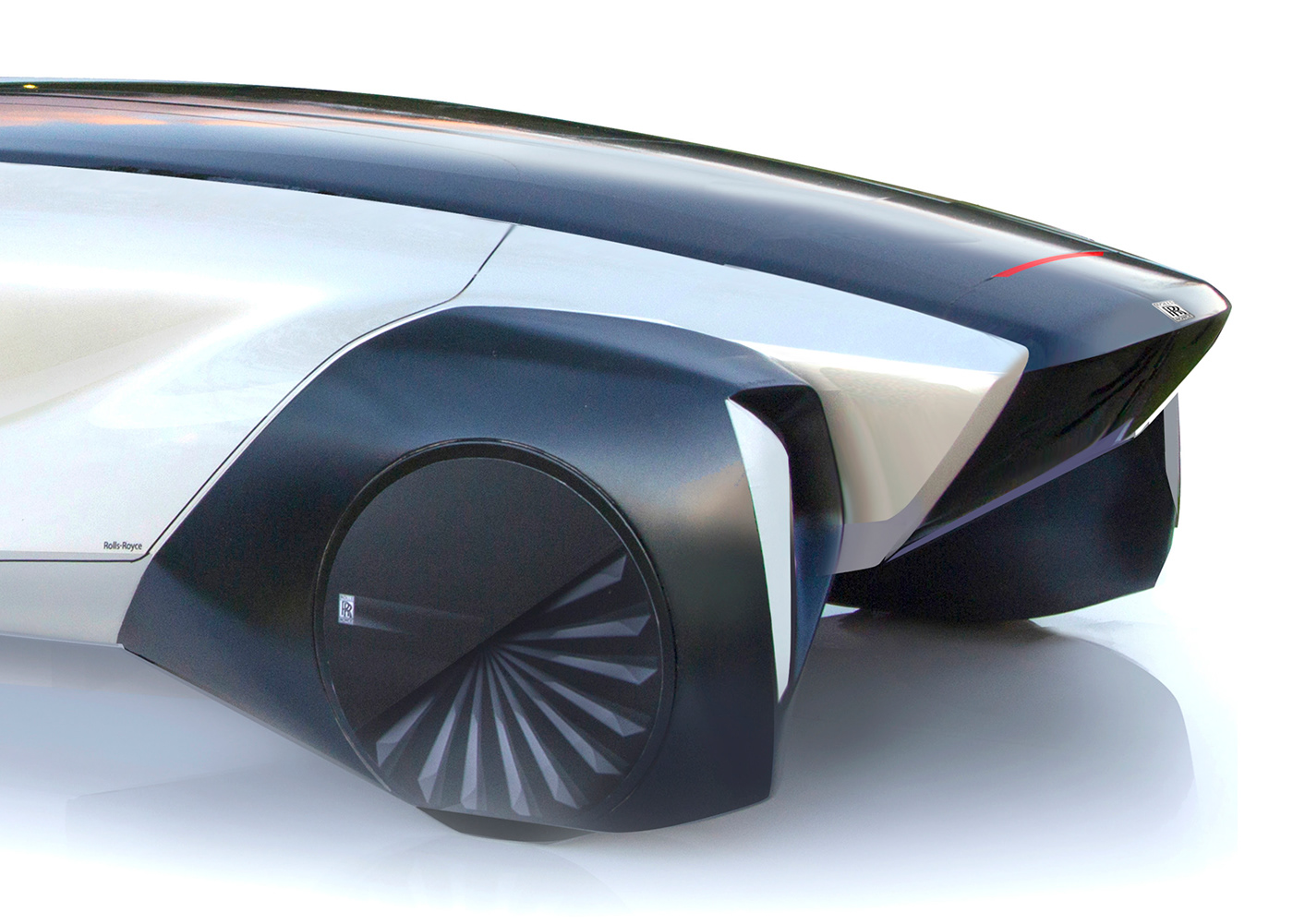 3D car CONCET design rollsroyce sketch