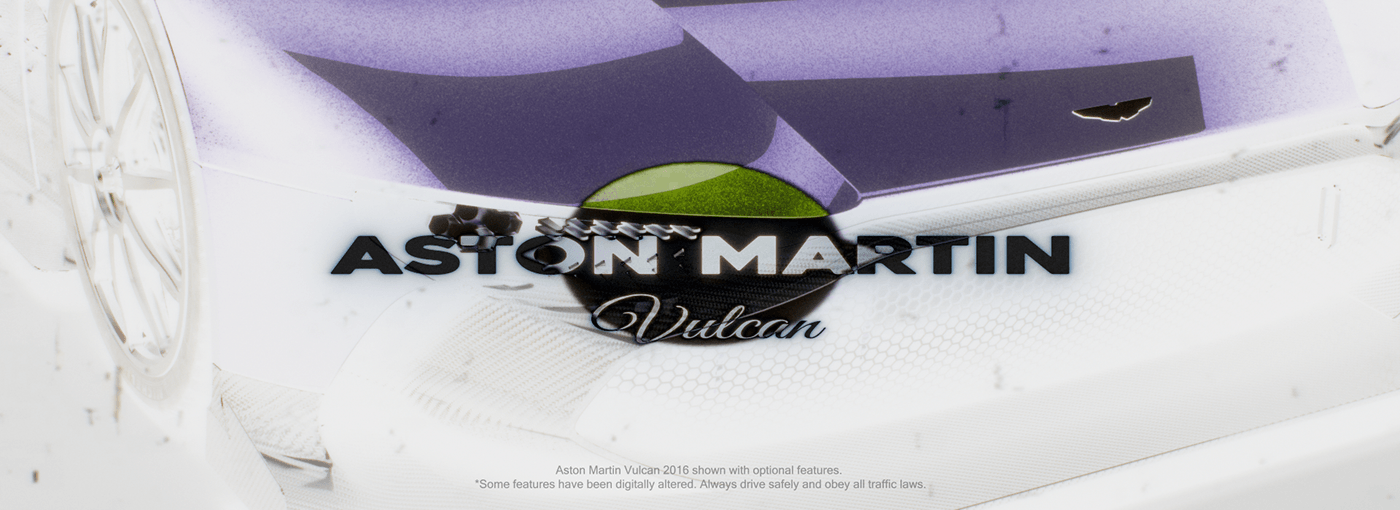 aston martin Aston Martin Vulcan 3D car CGI Render motion design studio lighting luxury automotive  