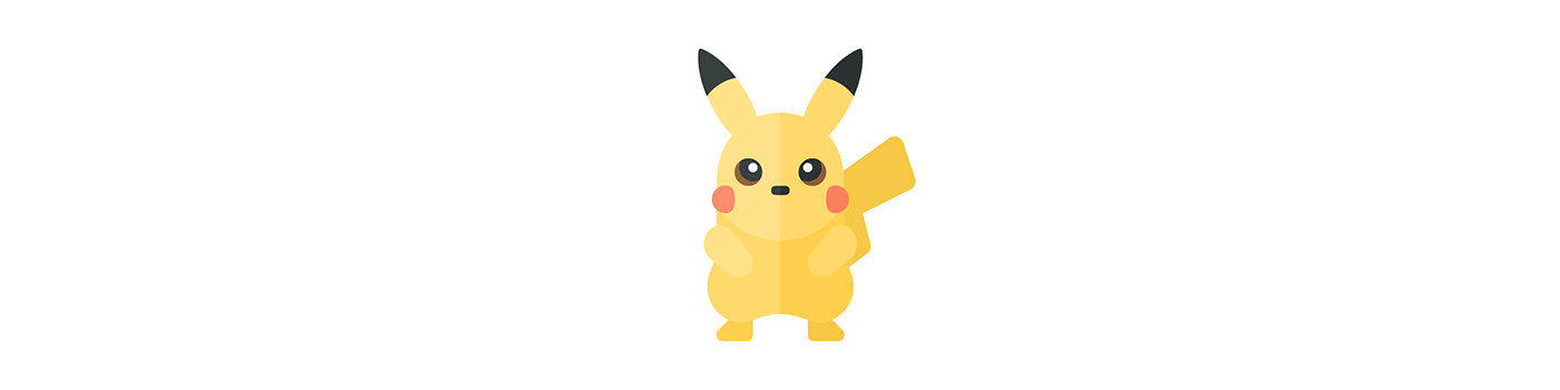 Pokemon icons iconography Character ILLUSTRATION  Fan Art animation  motion graphics 
