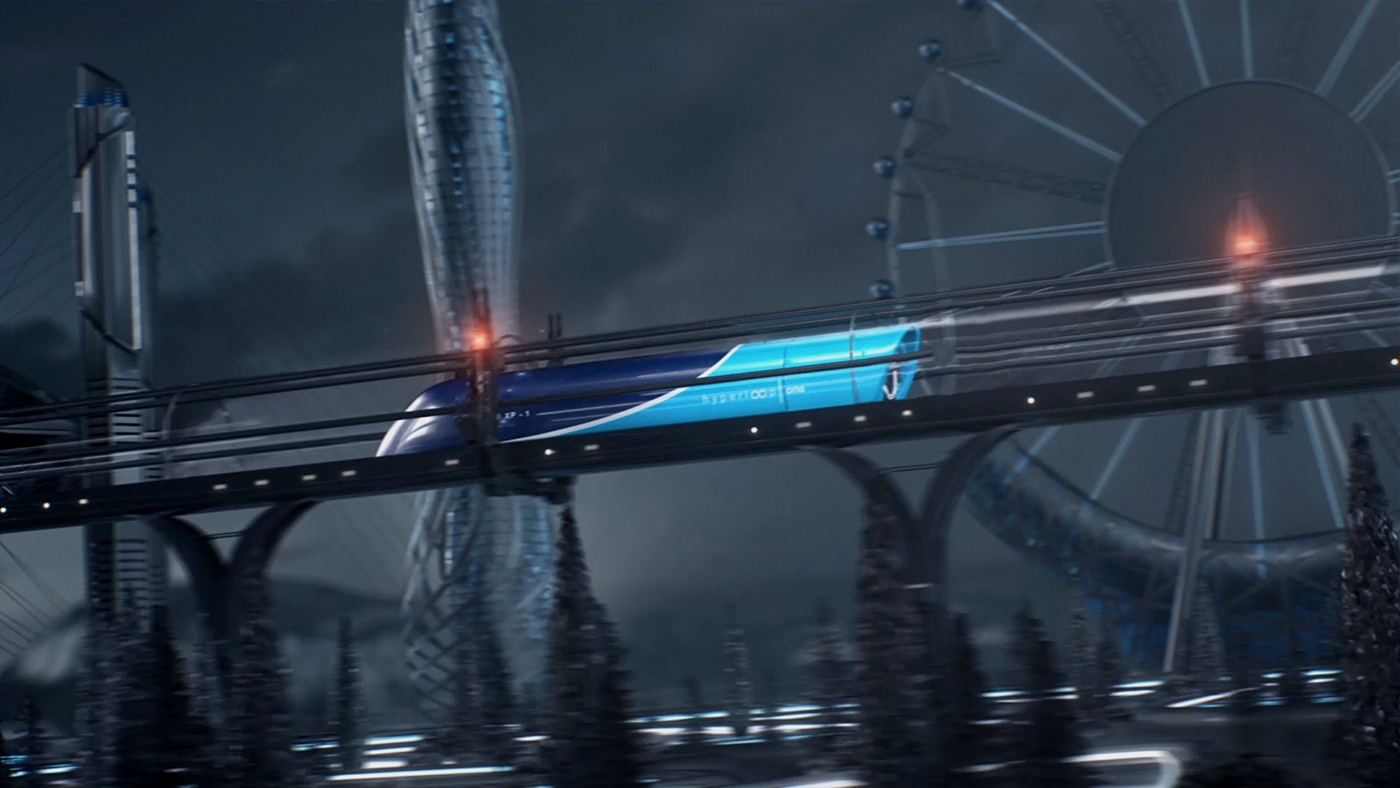 dubai dubaitv future futuristic hyperloop modern STATION train UAE