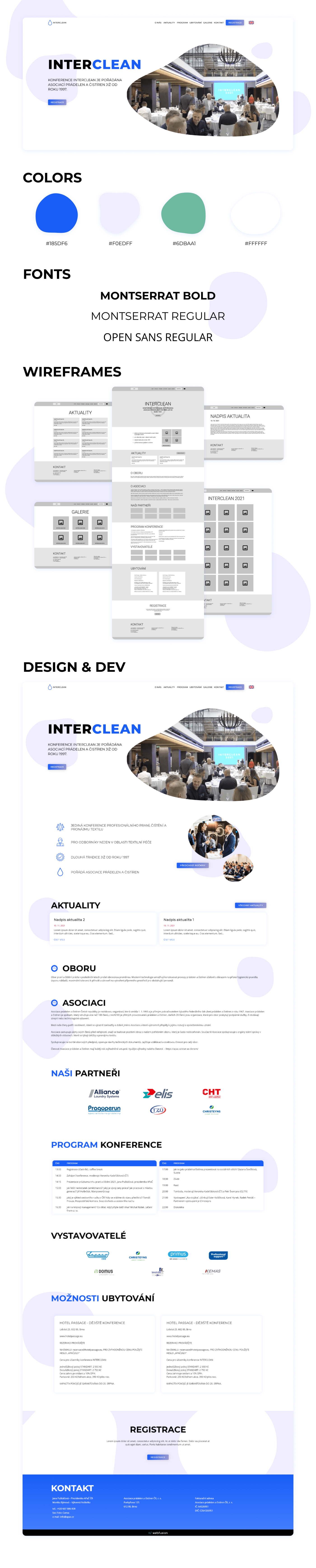 cleaning conference elementor UI/UX user interface Washing Web Design  web development  Website