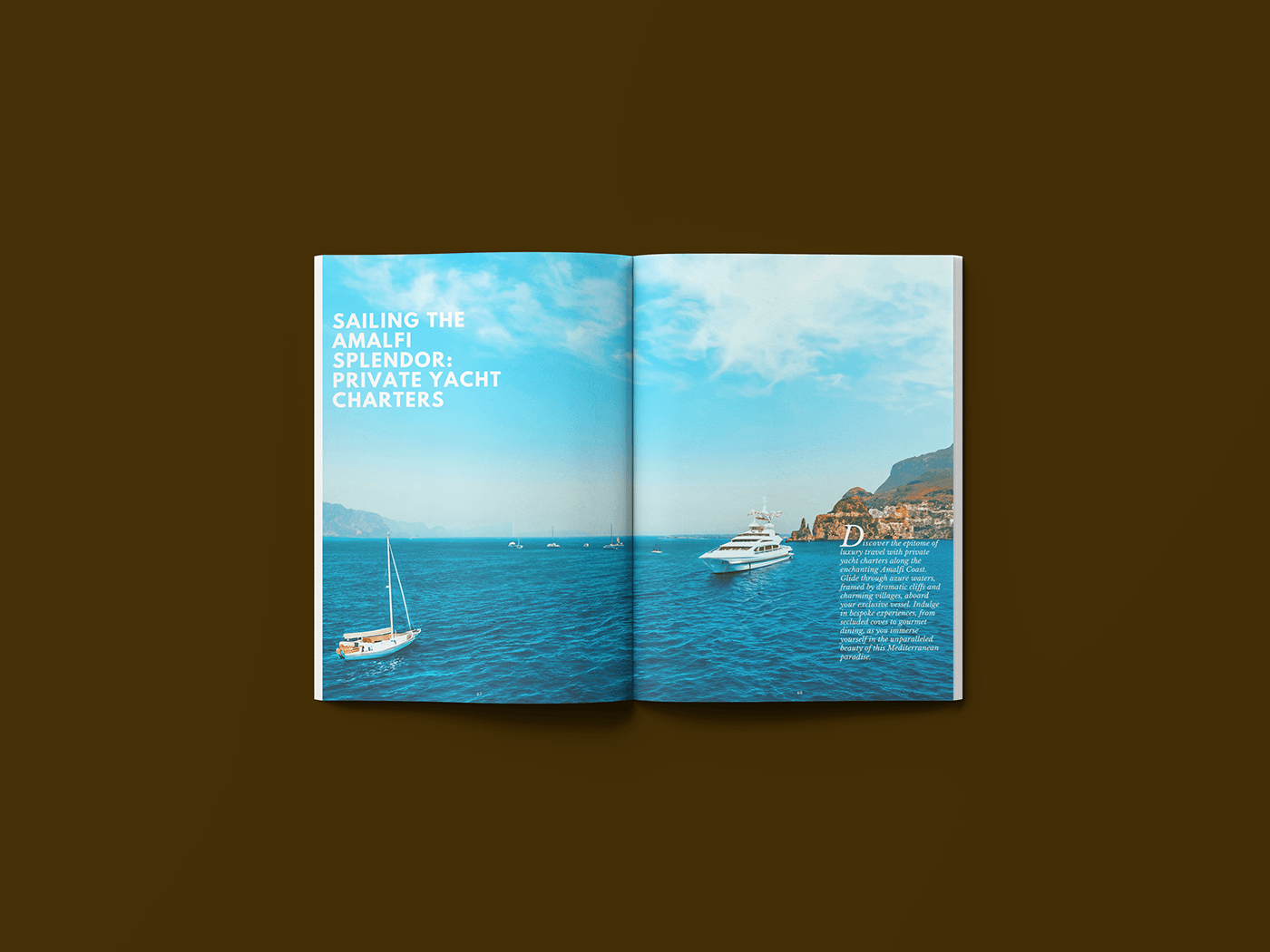 Magazine design publication publication design editorial Layout graphic design  luxury Travel Europe magazine