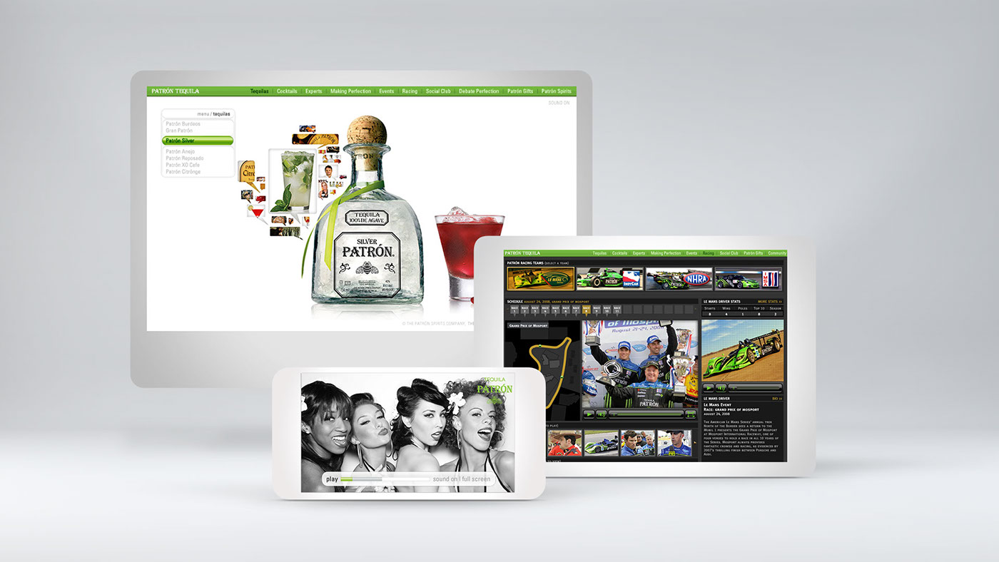 gershoni patron Tequila beverage alcohol video innovation product launch interactive design brand strategy influencer marketing social media Point of Sale Curriculum Design lifestyle