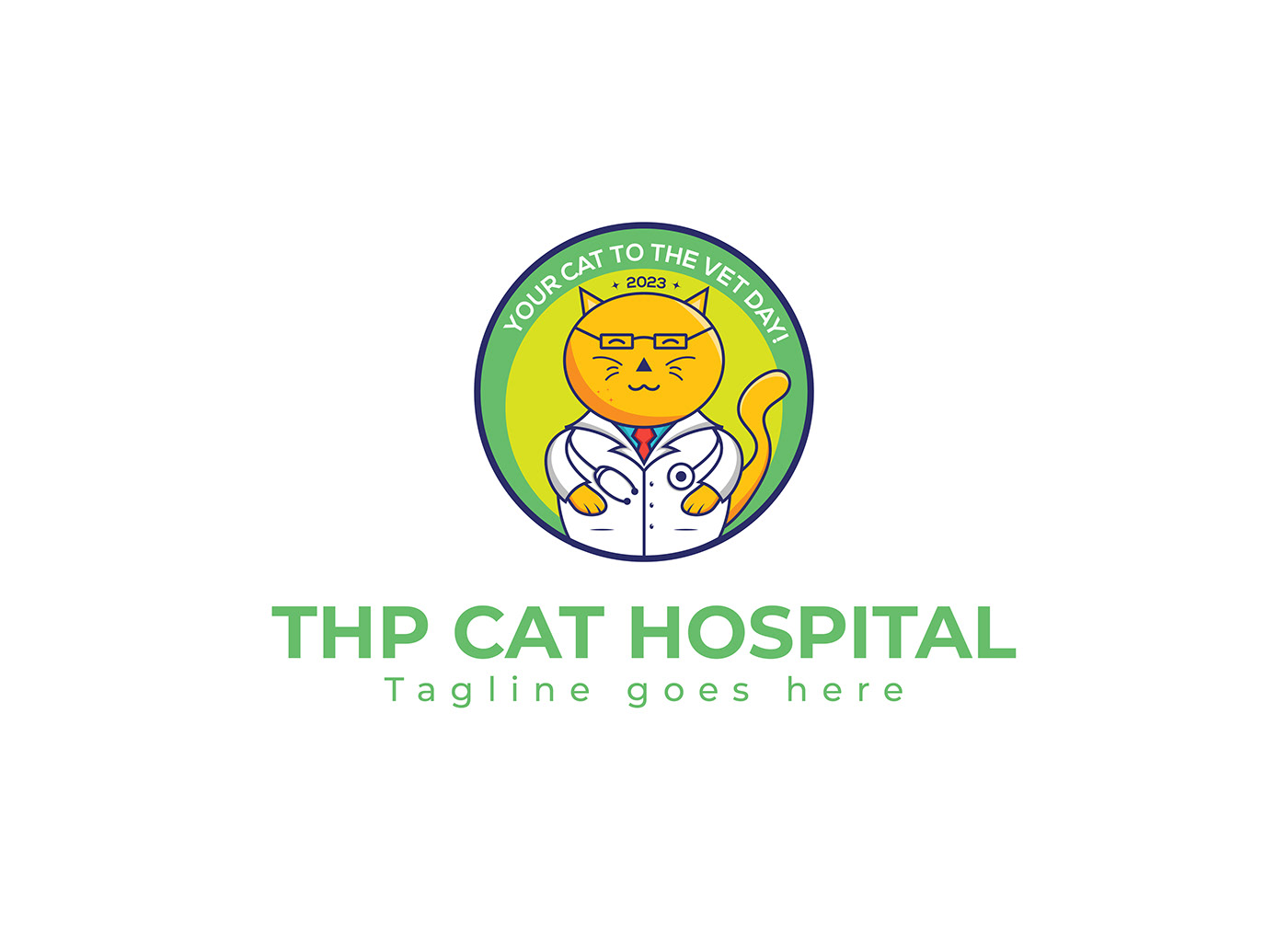 cat logo design design grahic design hospital Hospital Logo hospital logo design kitty logo design logo Logo Design logos