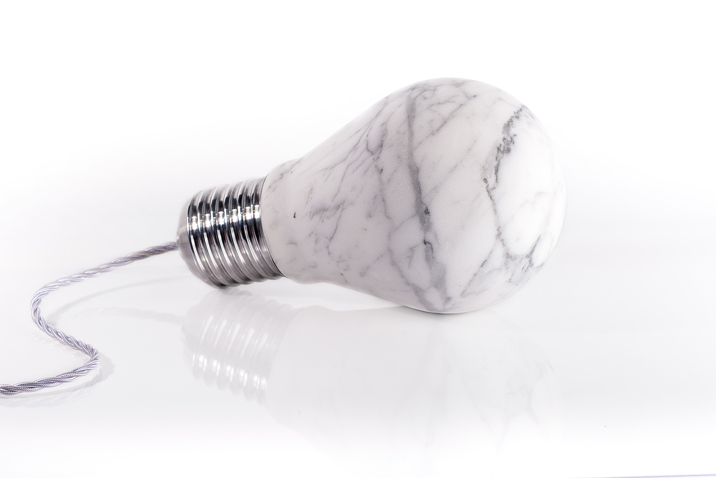 Adobe Portfolio Marble marmo Lamp Lampada design progettazione light interior design 