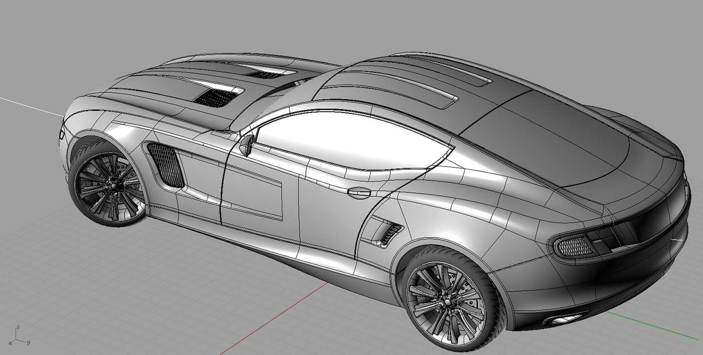 Rhino rhinoceros 3D Alias alias surface Nurbs 3D modeling 3d modeling surface Catia autodesk alias automotive   car design Cars concept
