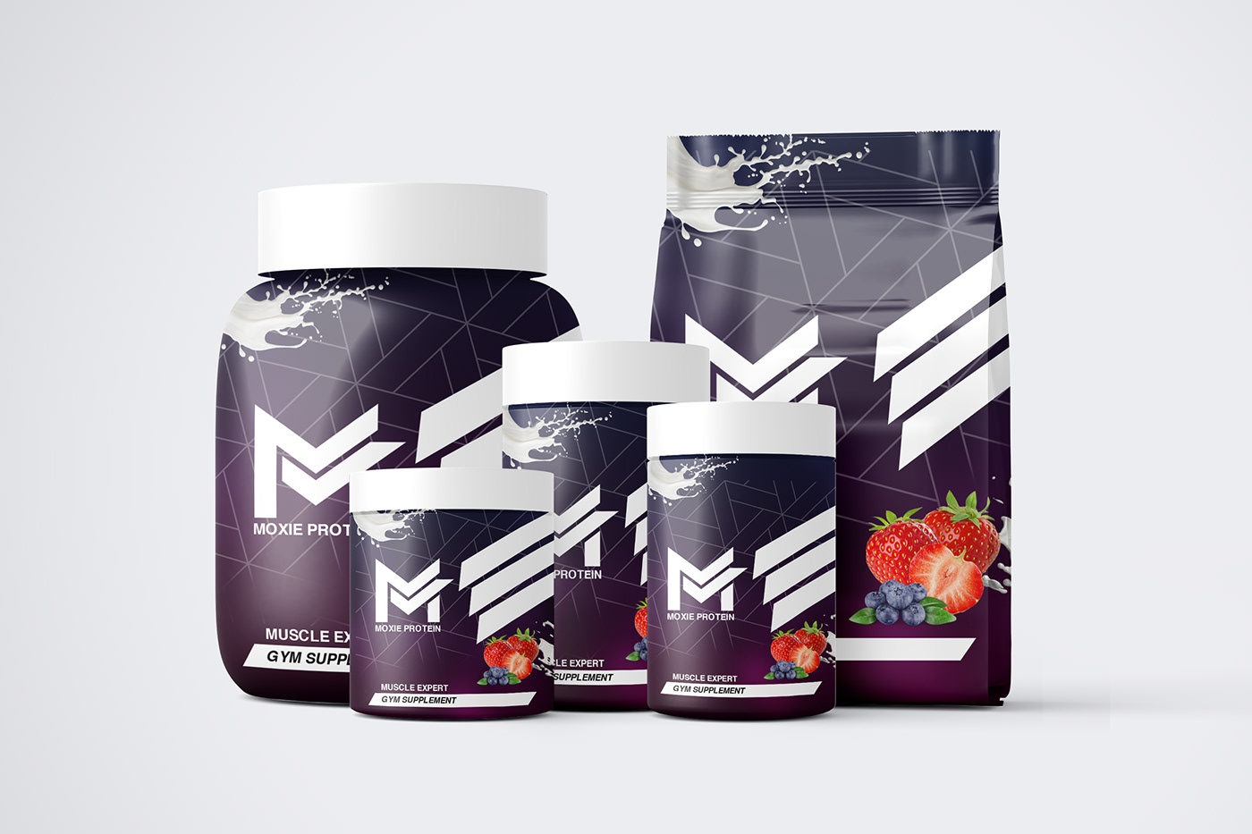 supplement packaging  supplement packaging design brand identity supplementlabeldesign supplements fitness gym healthcare Food Packaging Design