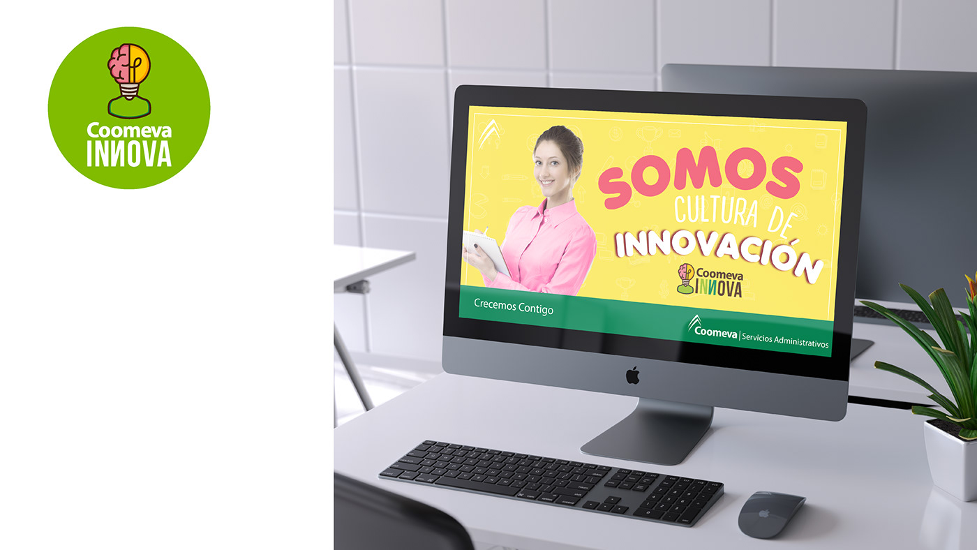diseño gráfico innovación Coomeva Campaña diseño innova campaña de innovacion