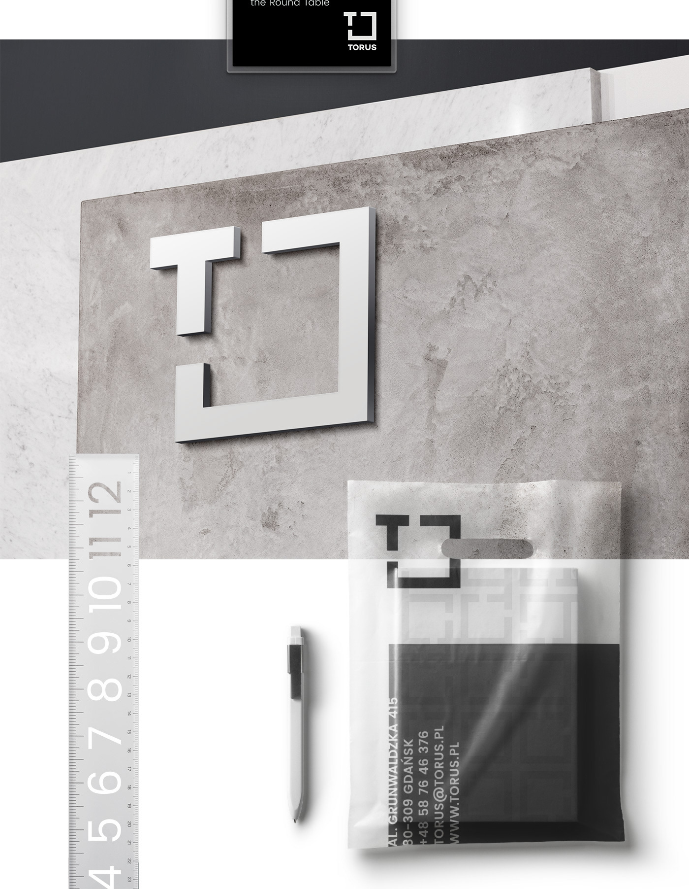 #ID #rebranding #Branding #Logo #black #white #architecture #torus #tofu #tofustudio