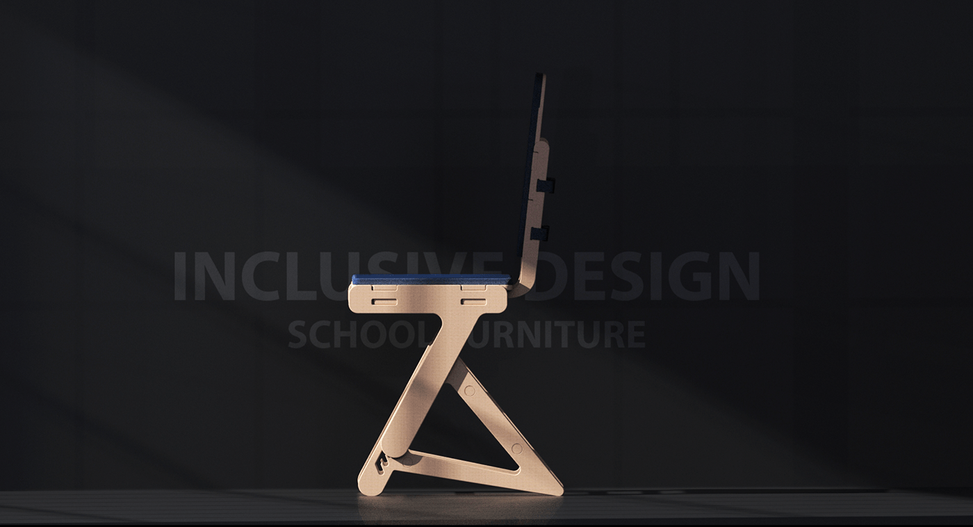 chair design product disability diseño de productos furniture Inclusive tesis UNIVERSIDAD VERITAS wood