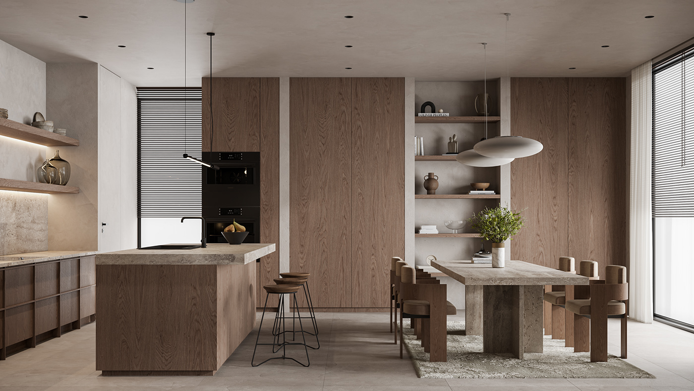 Interior 3dsmax architecture corona render  design homedesign interior design  Villa visualization Wabisabi