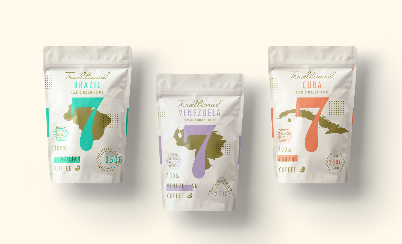 Coffee Packaging drinks concept type ILLUSTRATION  brand color coffeeshop texture
