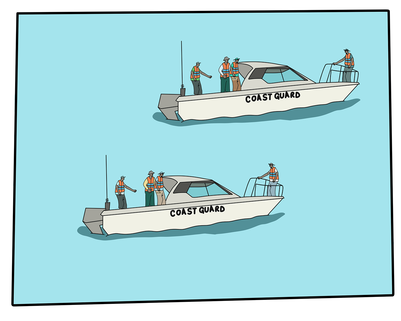book design Ocean ocean theme ILLUSTRATION  Character design  Layout Design graphic design  science design