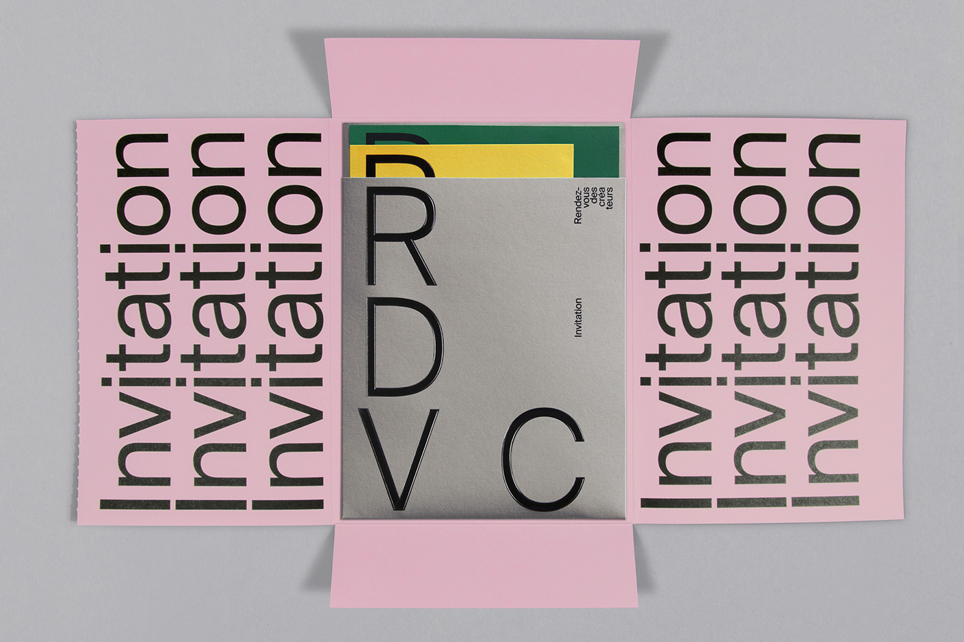 typography   Invitation Printting techniques balmer hählen swiss graphic design swissgraphicdesign rendez-vous des créateurs RDVC17