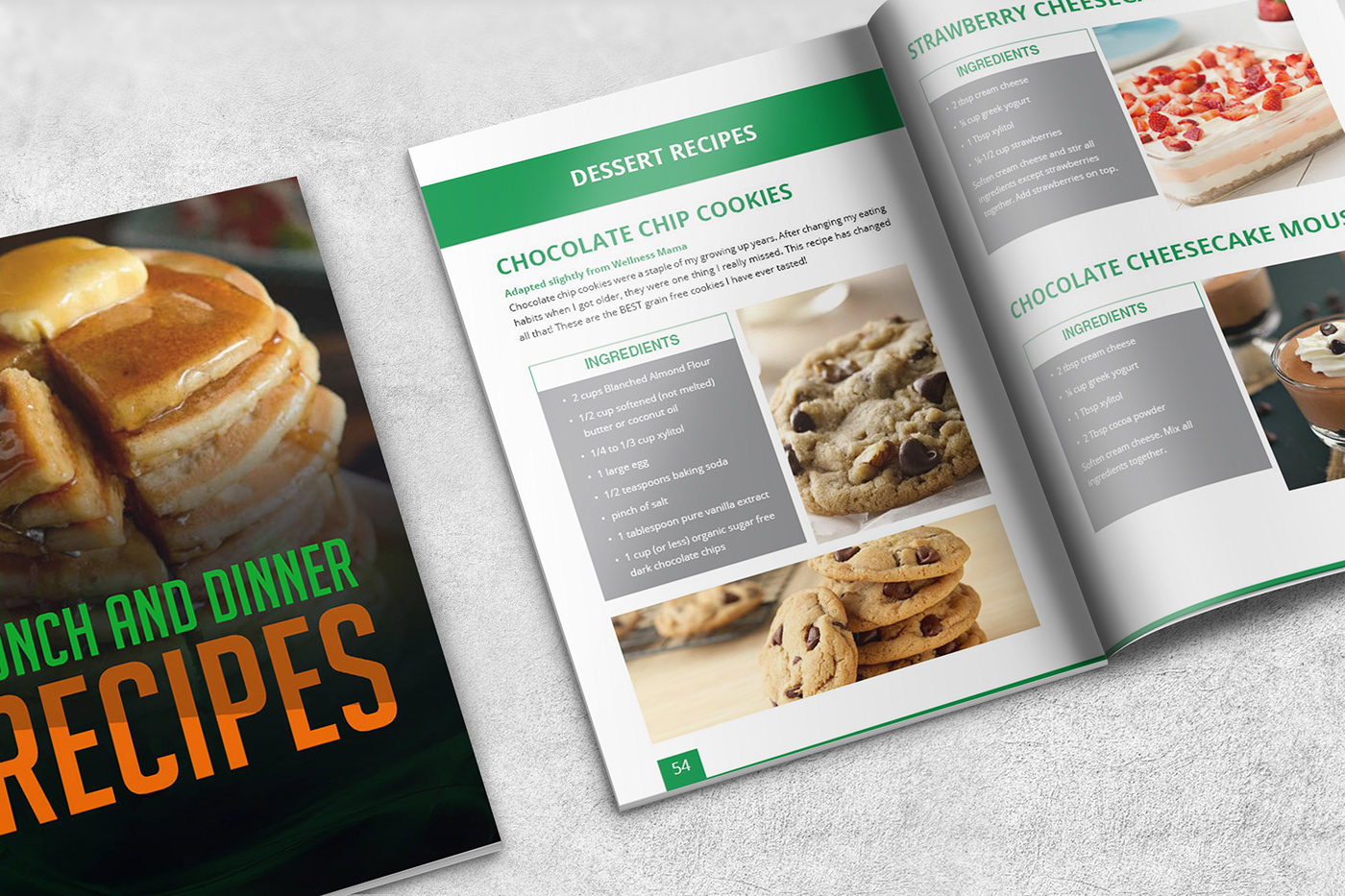appetite chicken food clean cook cookbook creative delicious menu Fast food Food  food brochure