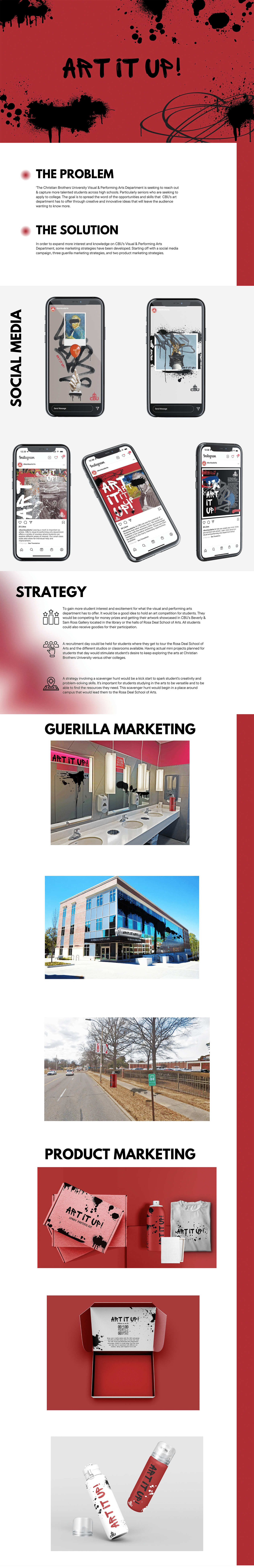 campaign Graffiti graphic design  Guerilla marketing   product design  red social media University