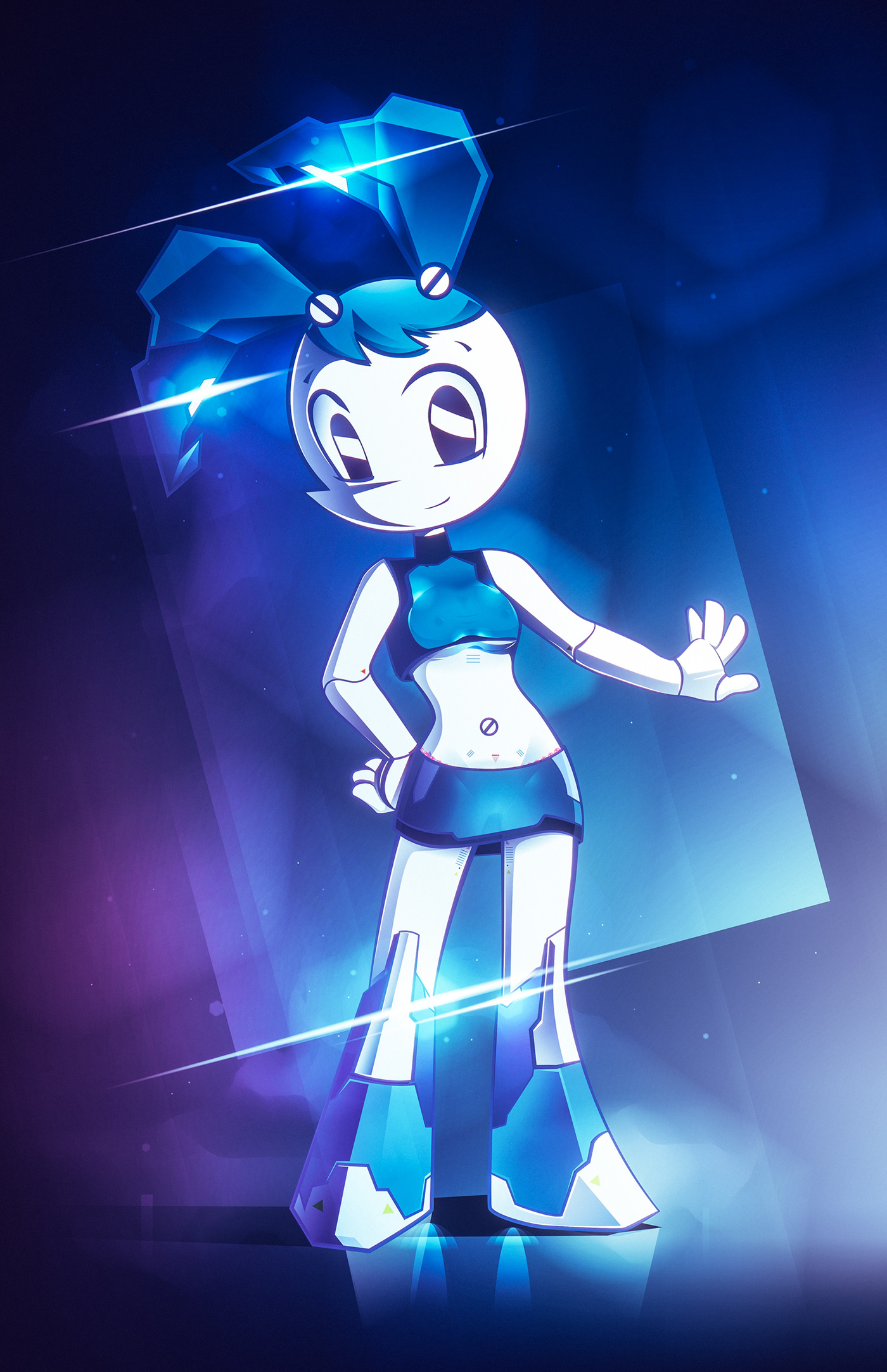 jenny XJ9 MLAATR mexico david escalante kenneth lugo ilustracion vector