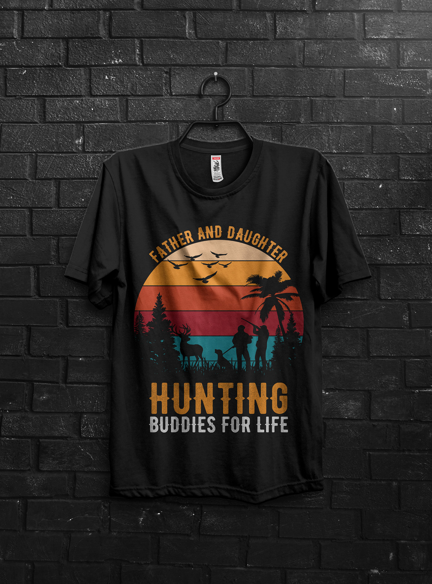 Outdoor Hunting Hunting T-shirt Design deer camping adventure merchandise Clothing usa deerhunting t shirt