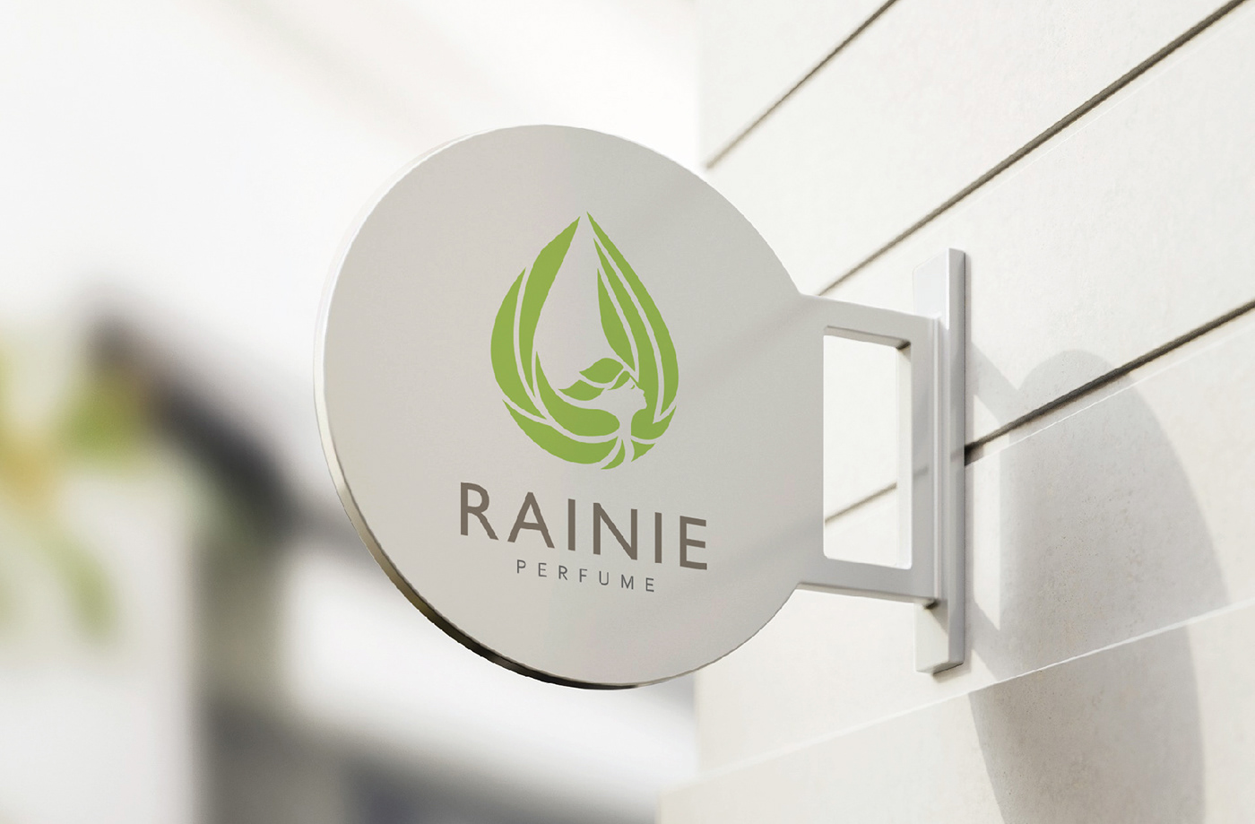 perfume natural rain pure elegant Branding Identity Design Logo Design logo idea rainie Branding design